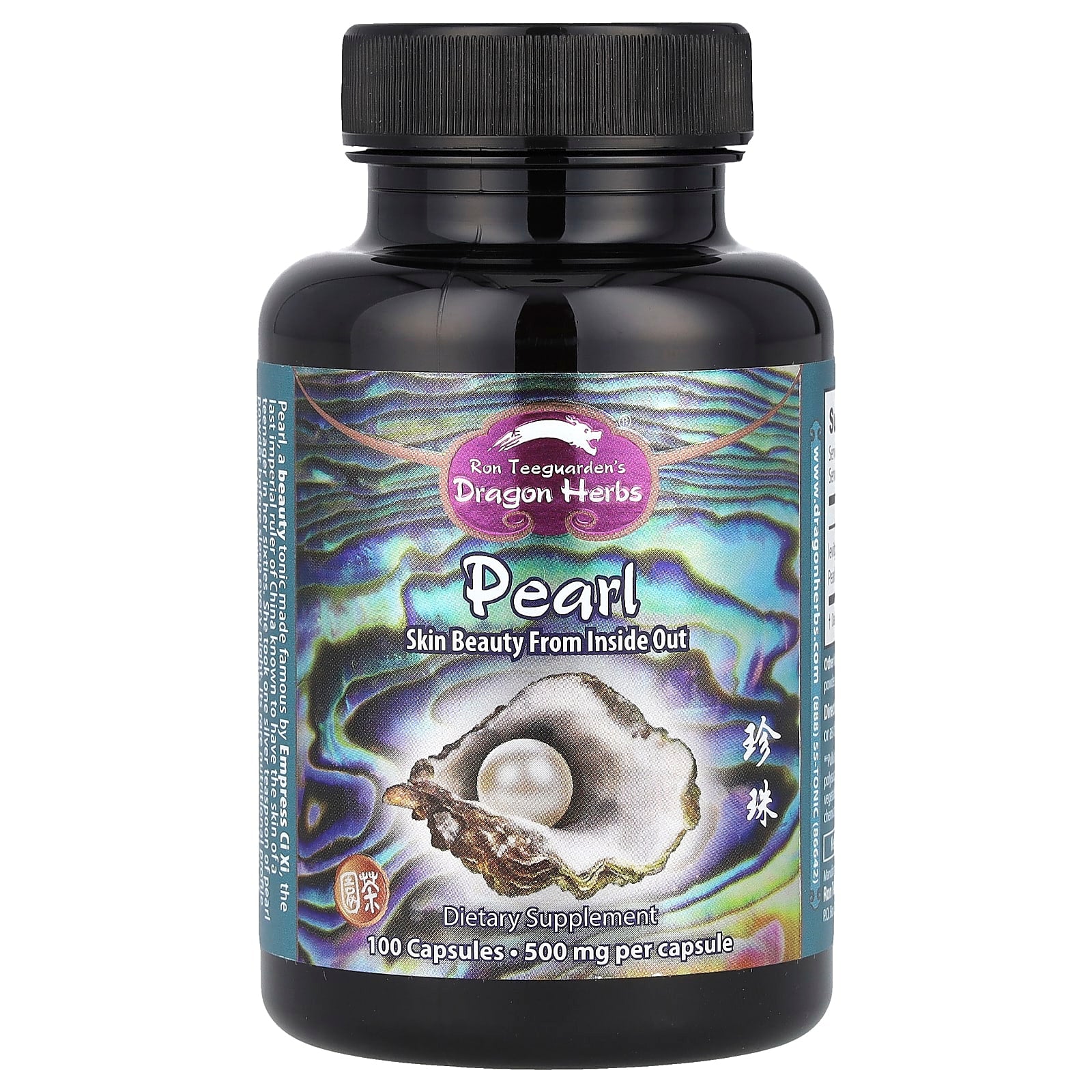 Pearl Beauty Tonic by Dragon Herbs - 100 Capsules - Image 1