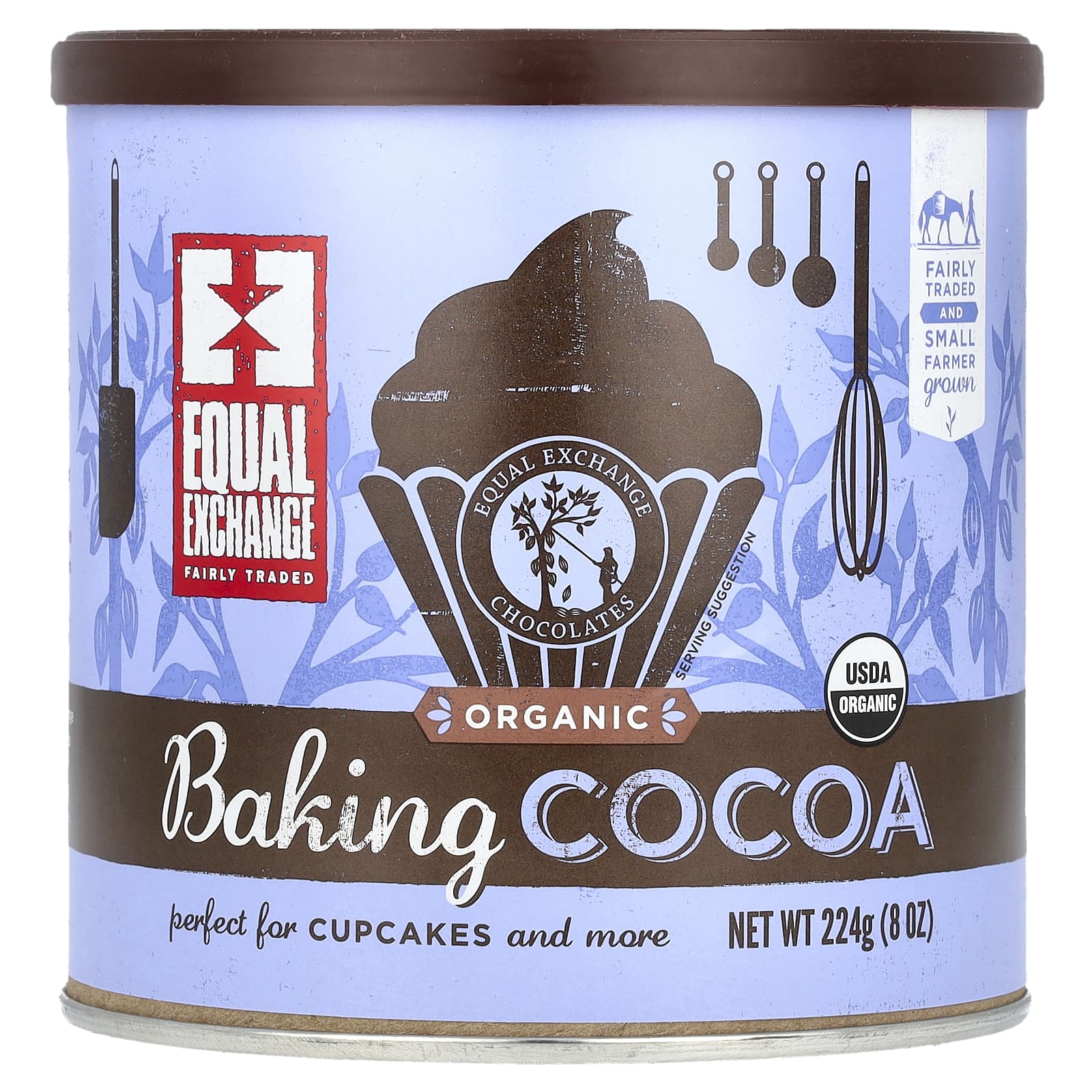 Fair Trade Organic Baking Cocoa by Equal Exchange, 8 oz - Image 1
