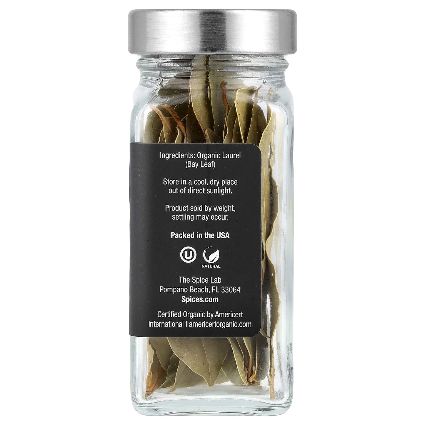 The Spice Lab, Organic Hand Select Bay Leaf, 0.2 oz (5 g) - Image 2