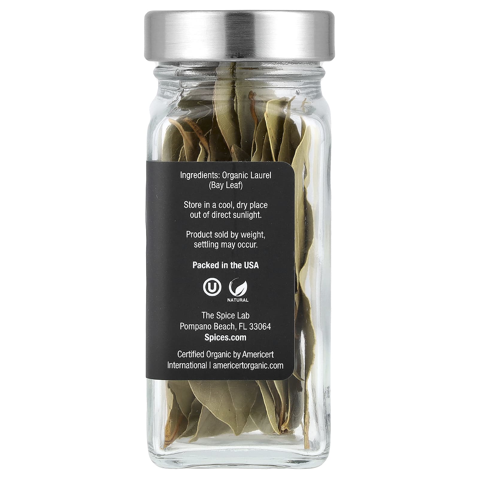 The Spice Lab, Organic Hand Select Bay Leaf, 0.2 oz (5 g) - Image 2