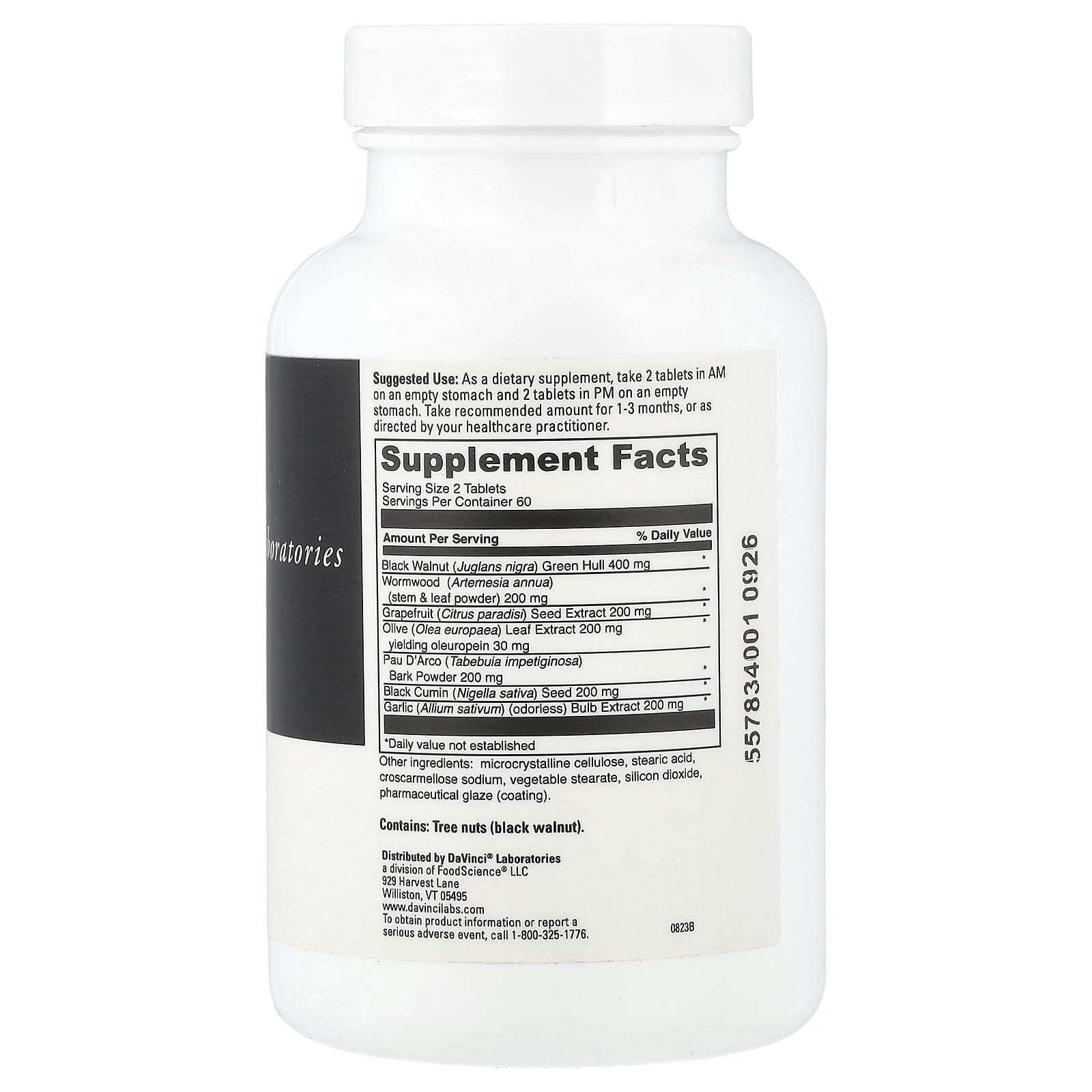 DaVinci Laboratories, Vira-Shield, 120 Tablets