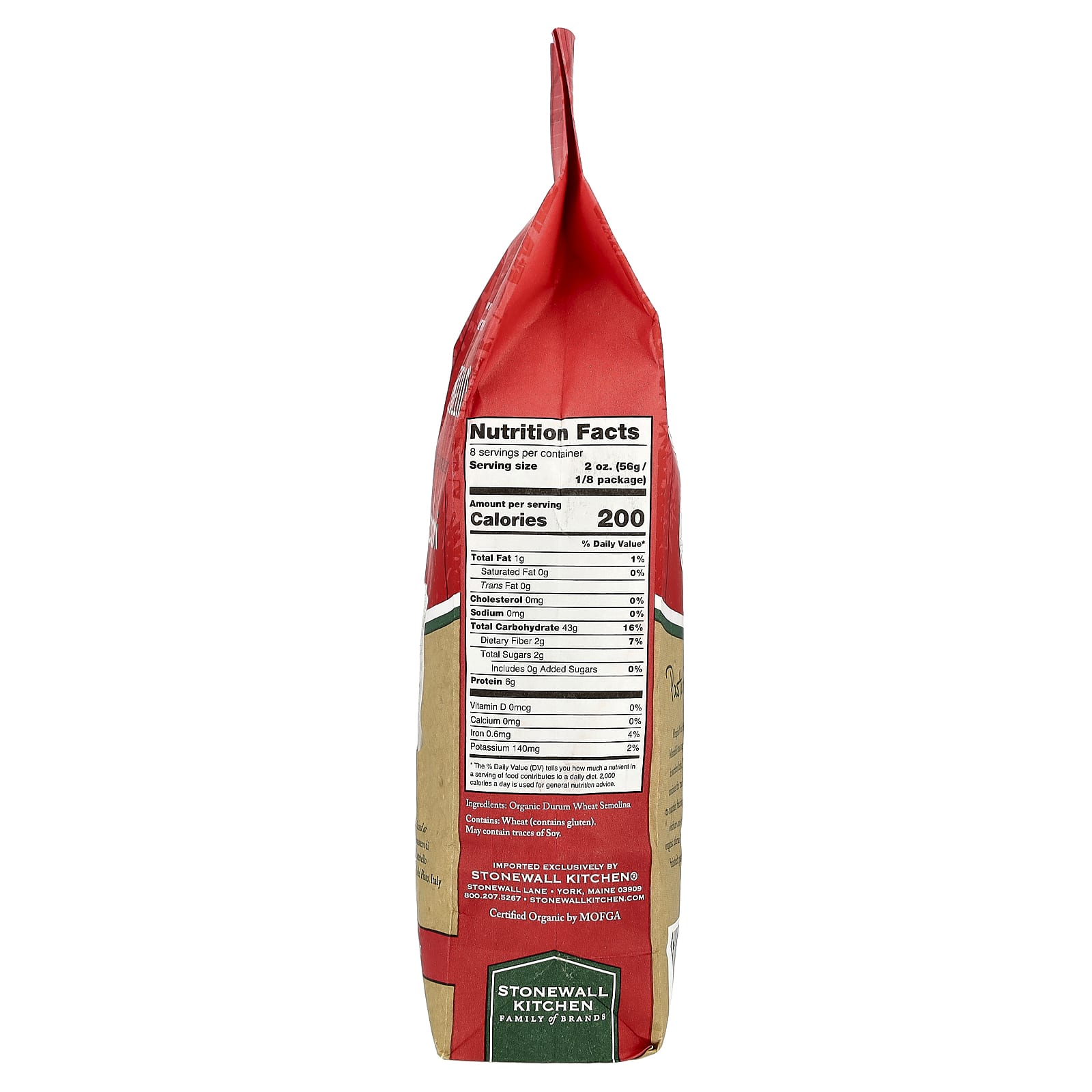 Montebello, Organic Maccheroni, 16 oz (454 g) - Image 2
