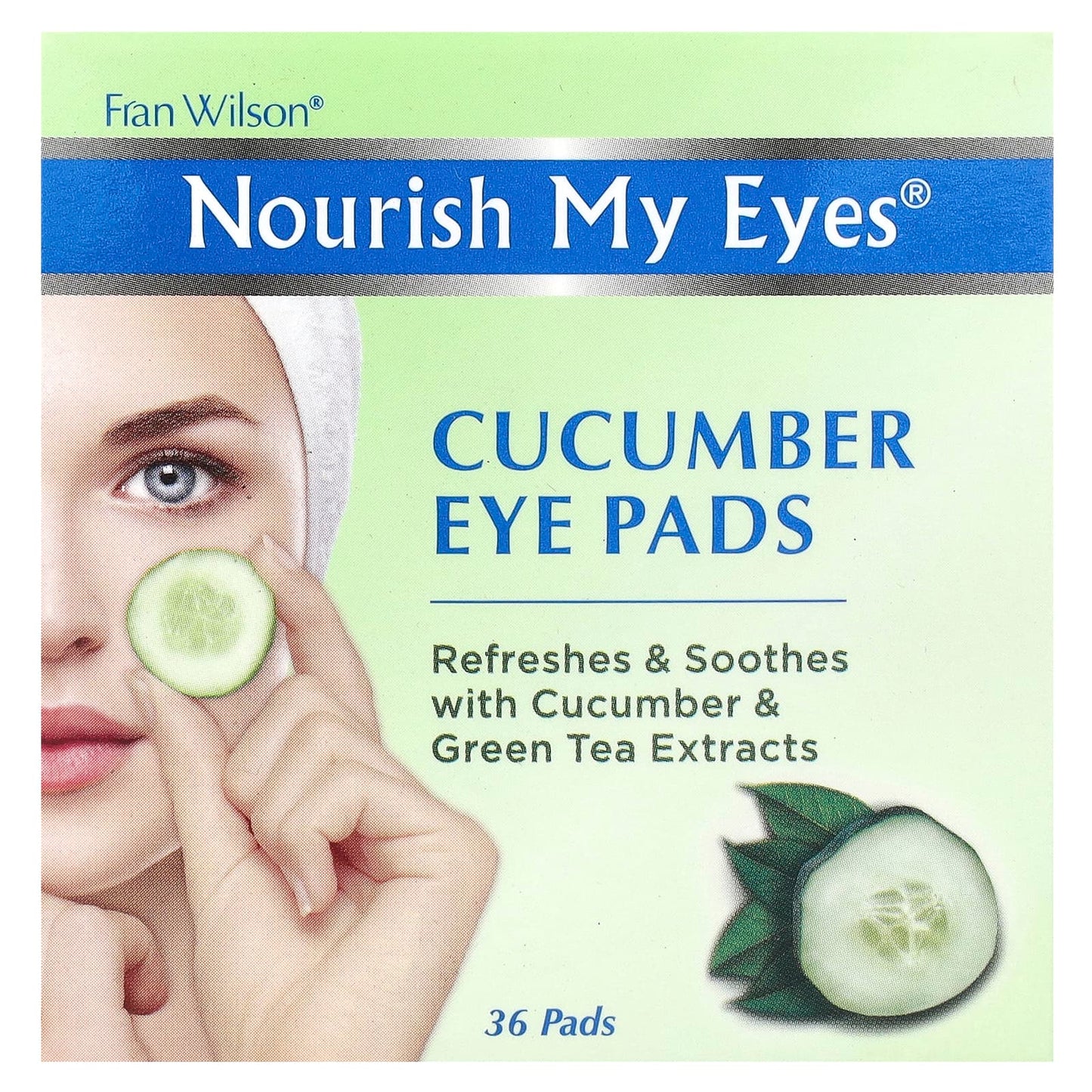 Cucumber Eye Pads for Tired Eyes - Nourish My Eyes by Fran Wilson - Image 2