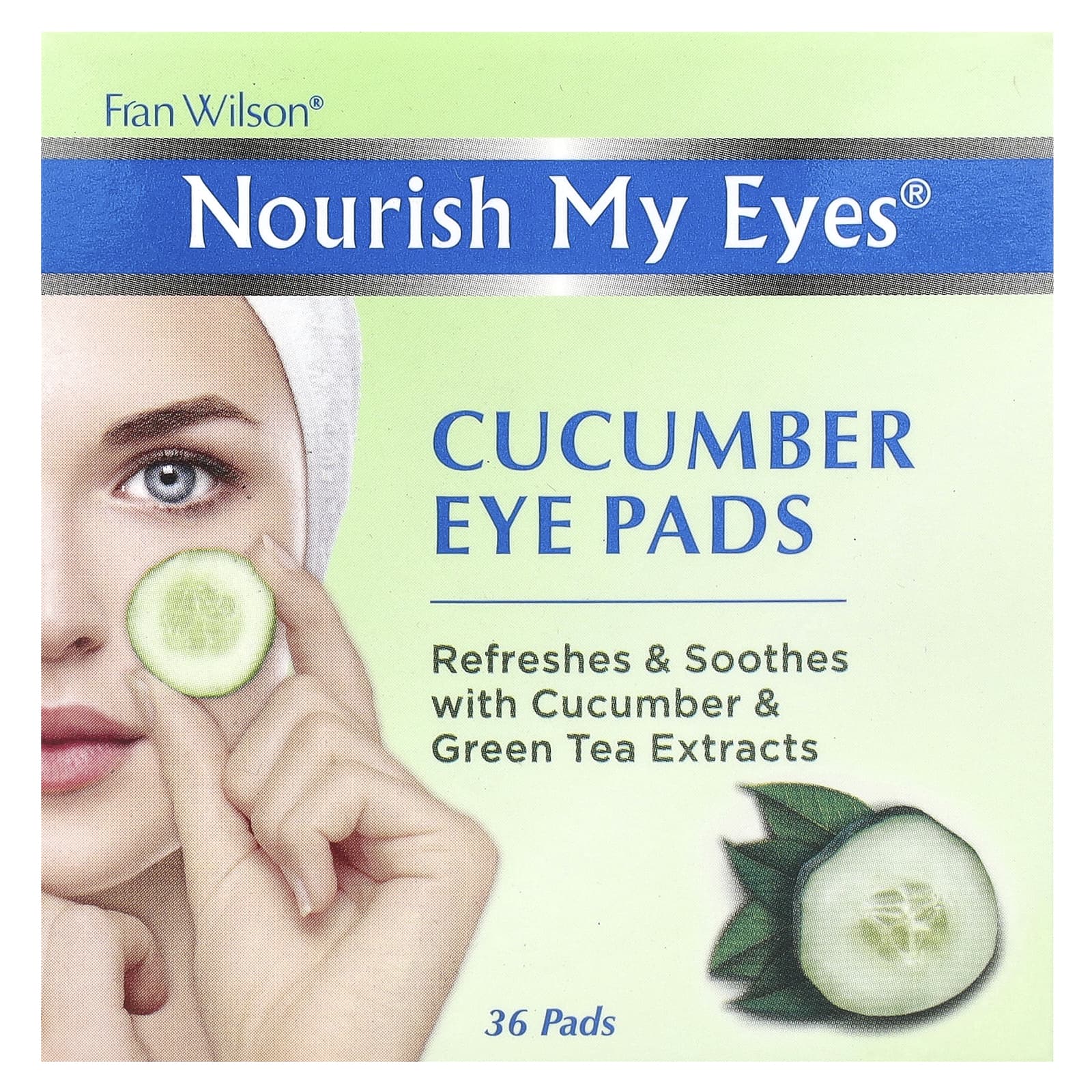 Cucumber Eye Pads for Tired Eyes - Nourish My Eyes by Fran Wilson - Image 2