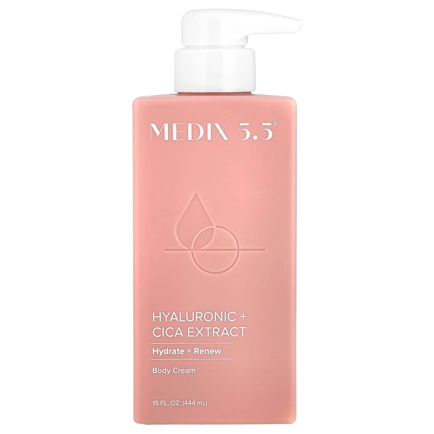 Medix 5.5, Body Cream, Hyaluronic + Cica Extract, 15 fl oz (444 ml) - Image 1