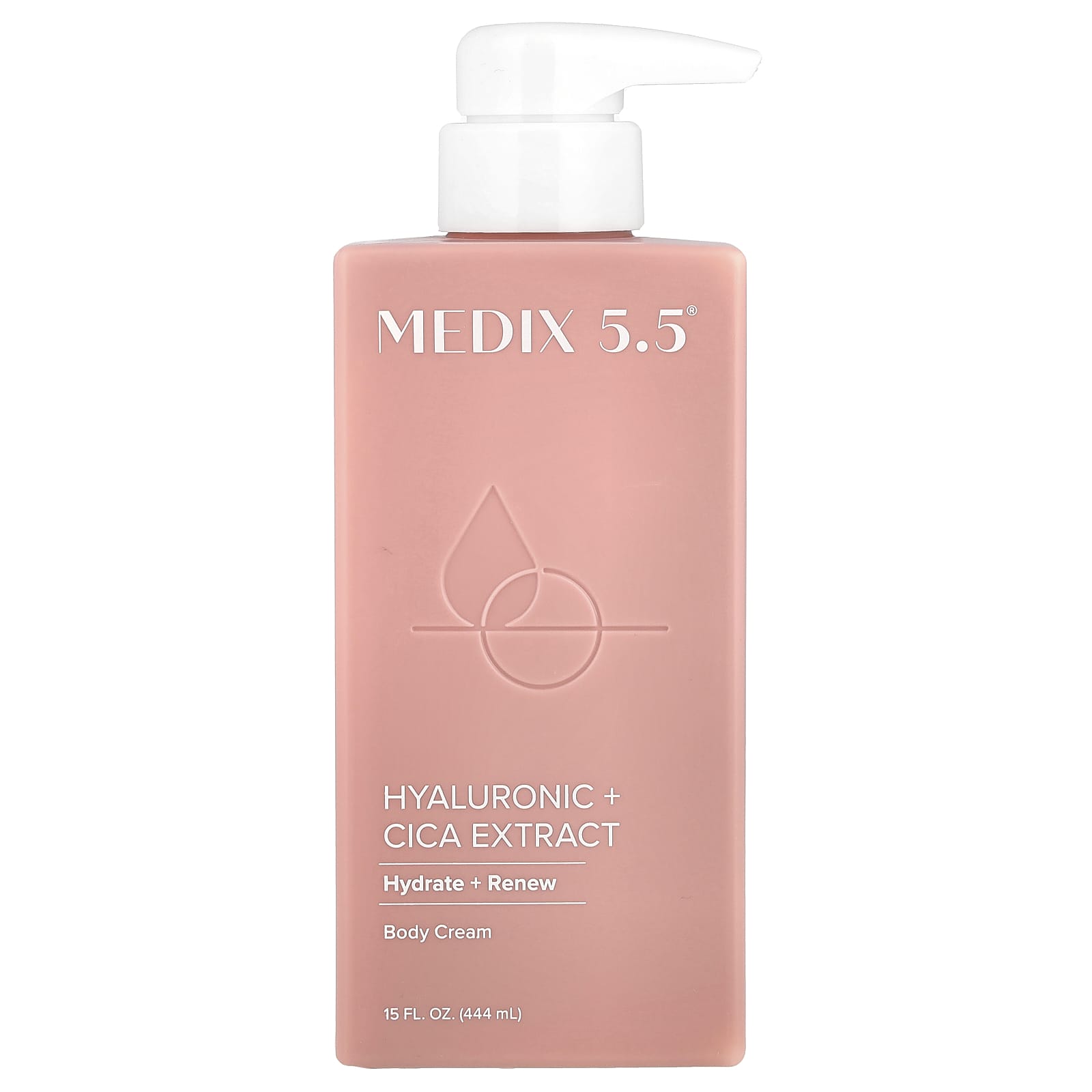 Medix 5.5, Body Cream, Hyaluronic + Cica Extract, 15 fl oz (444 ml) - Image 1
