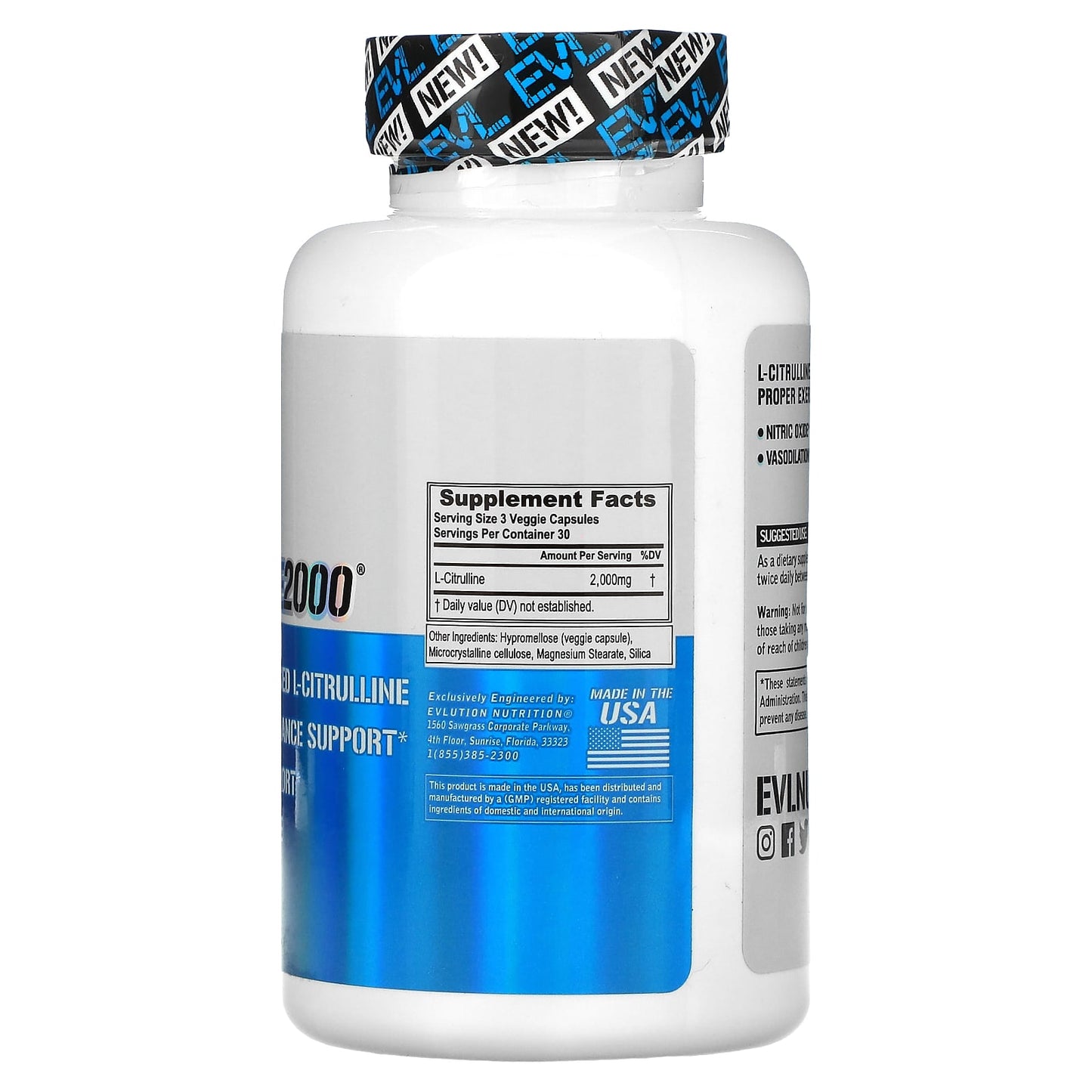 Boost Endurance & Workout Performance with EVLution Nutrition L-Citrulline2000 - Image 2