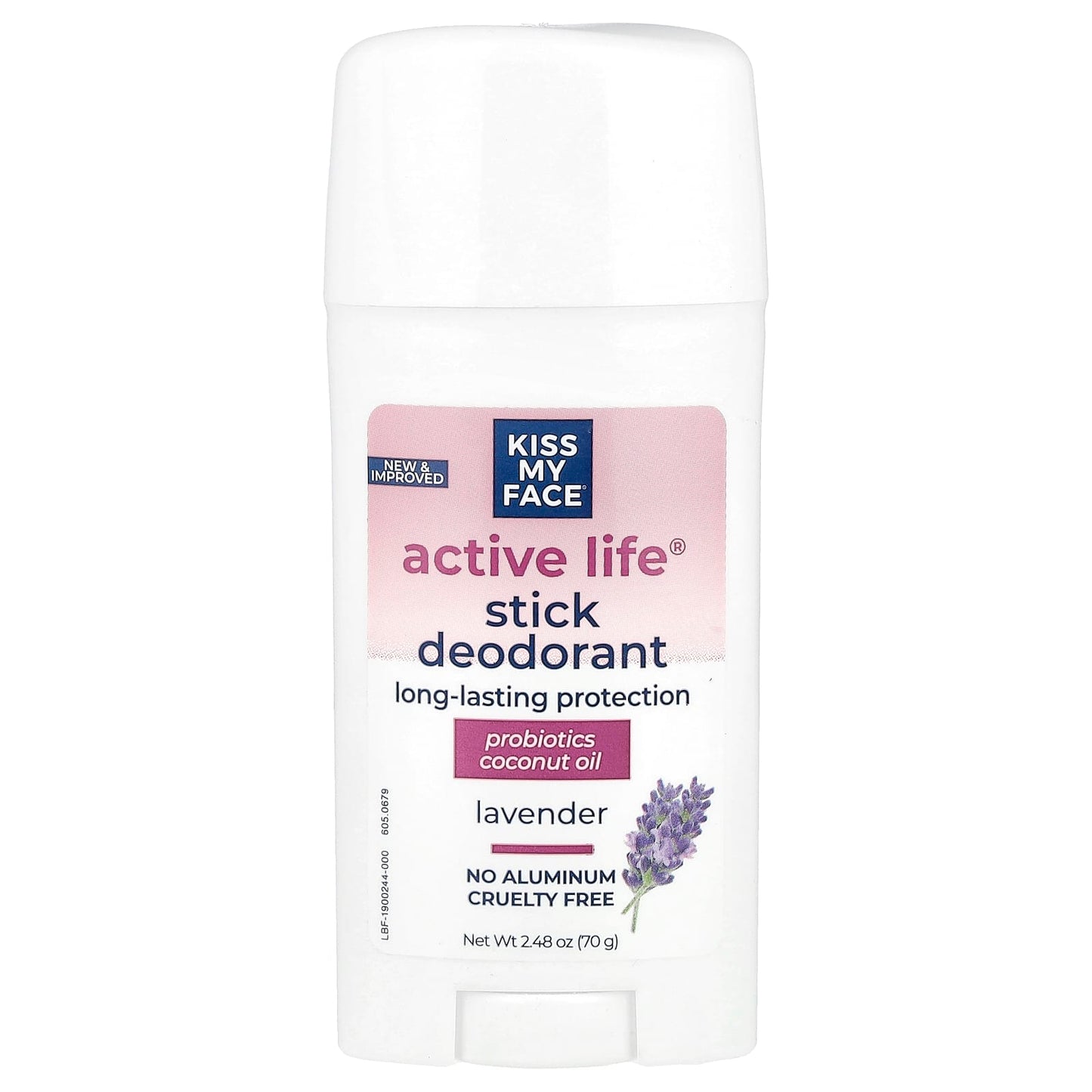 Kiss My Face, Active Life®, Stick Deodorant, Lavender, 2.48 oz (70 g) - Image 1