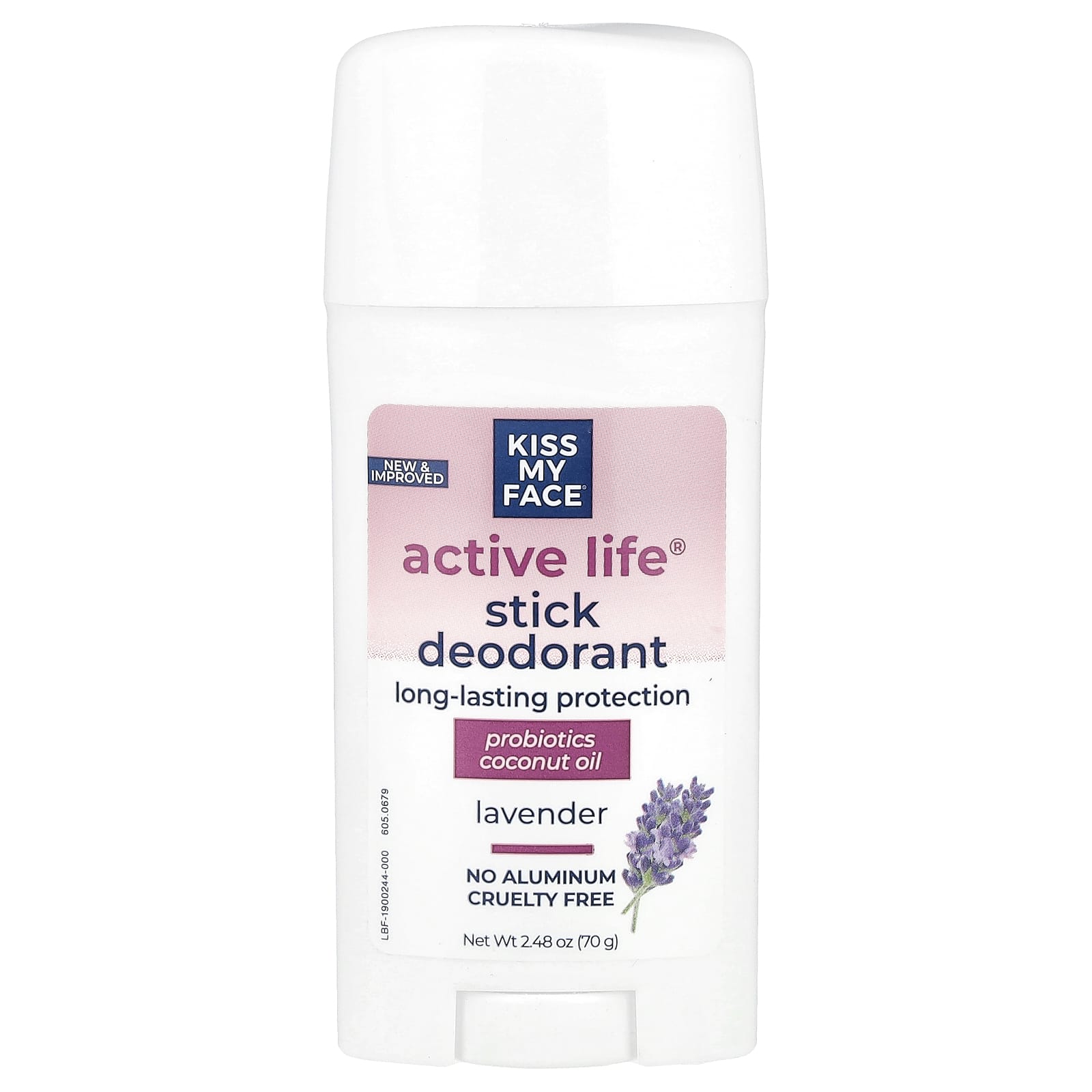 Kiss My Face, Active Life®, Stick Deodorant, Lavender, 2.48 oz (70 g) - Image 1