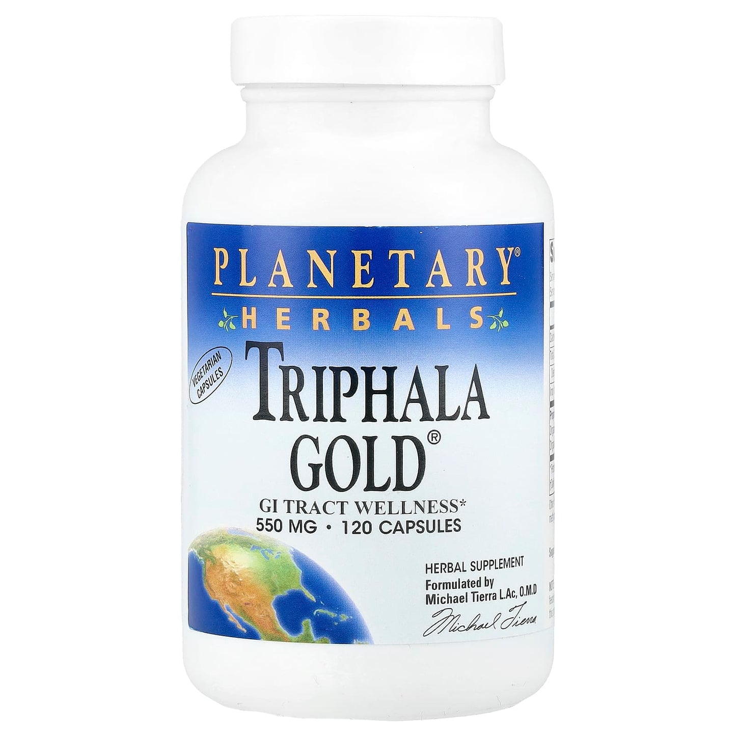 Planetary Herbals, Triphala Gold®, 120 Capsules - Image 1
