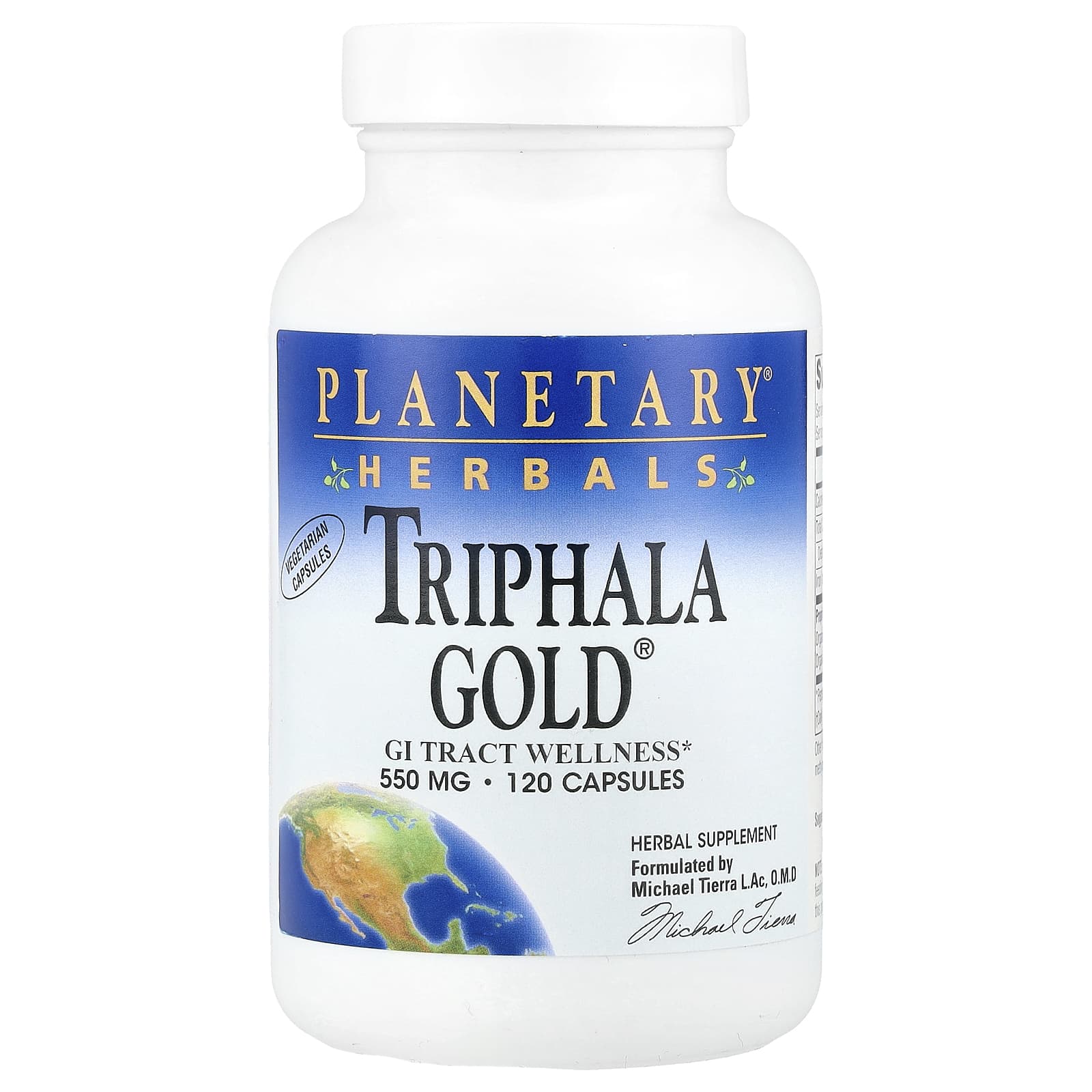 Planetary Herbals, Triphala Gold®, 120 Capsules - Image 1