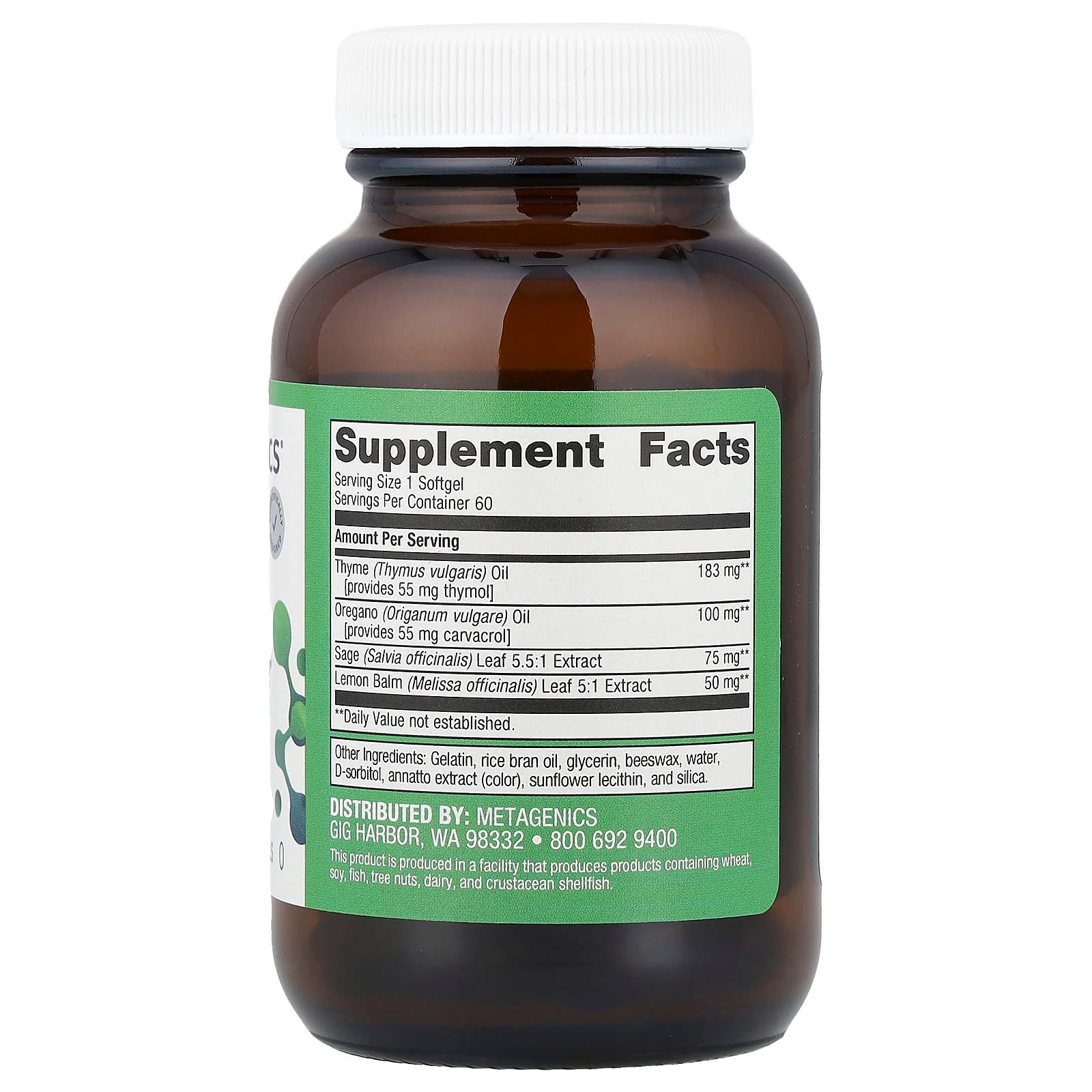 Metagenics, CandiBactin-AR®, 60 Softgels - Image 2