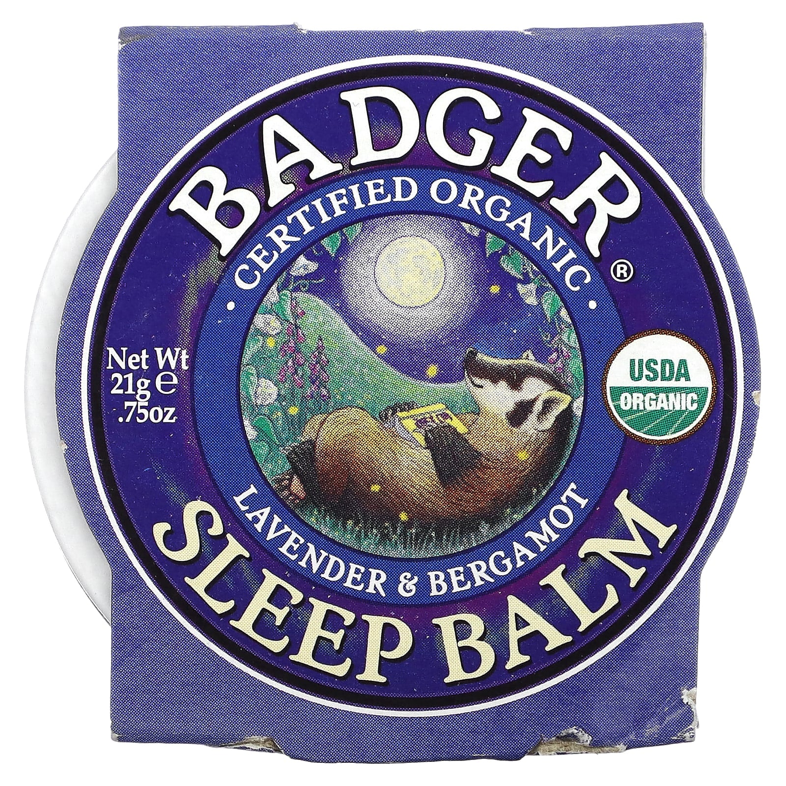 Badger Organic Lavender & Bergamot Sleep Balm, 0.75 oz - Image 2
