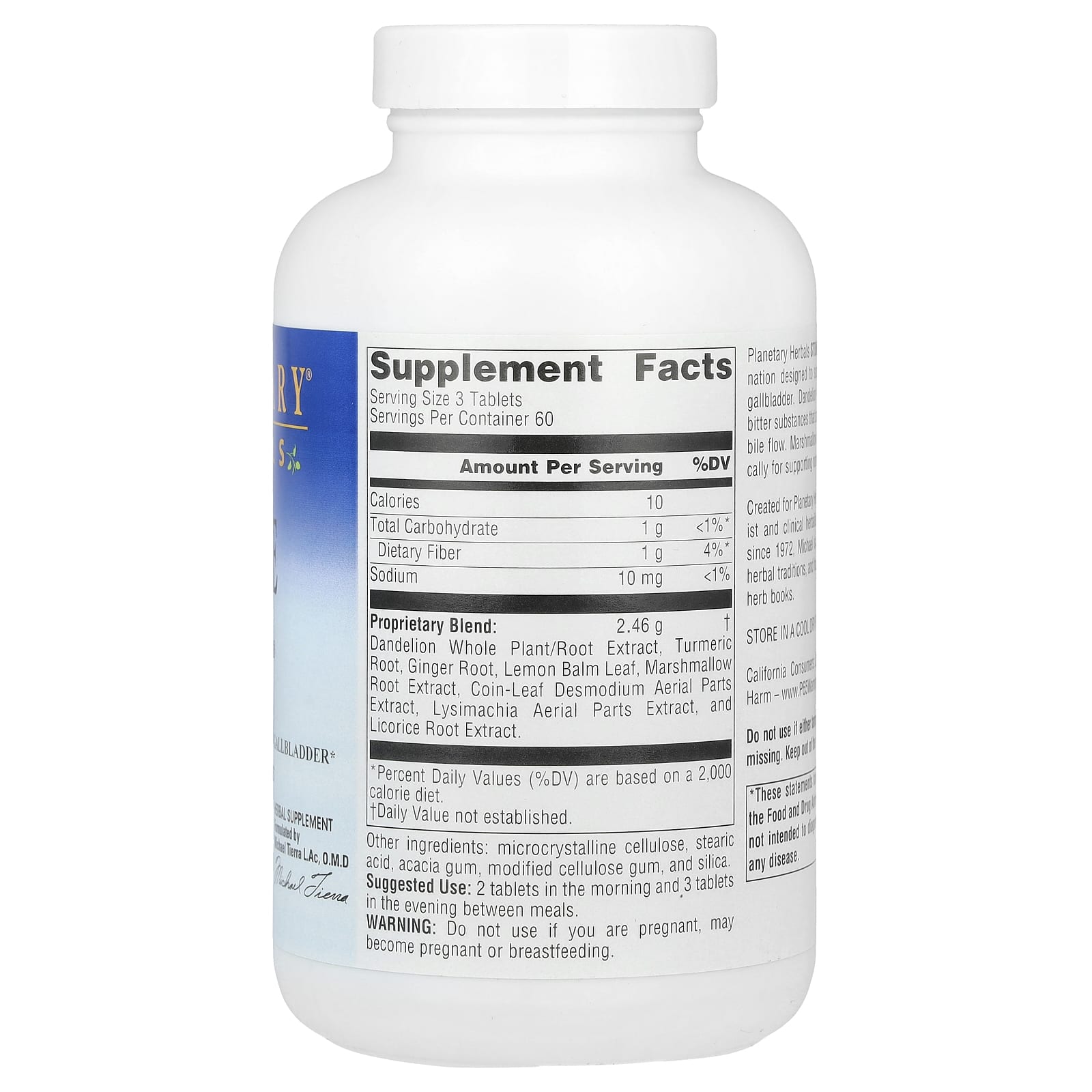 Planetary Herbals, Stone Free®, 180 Tablets - Image 2