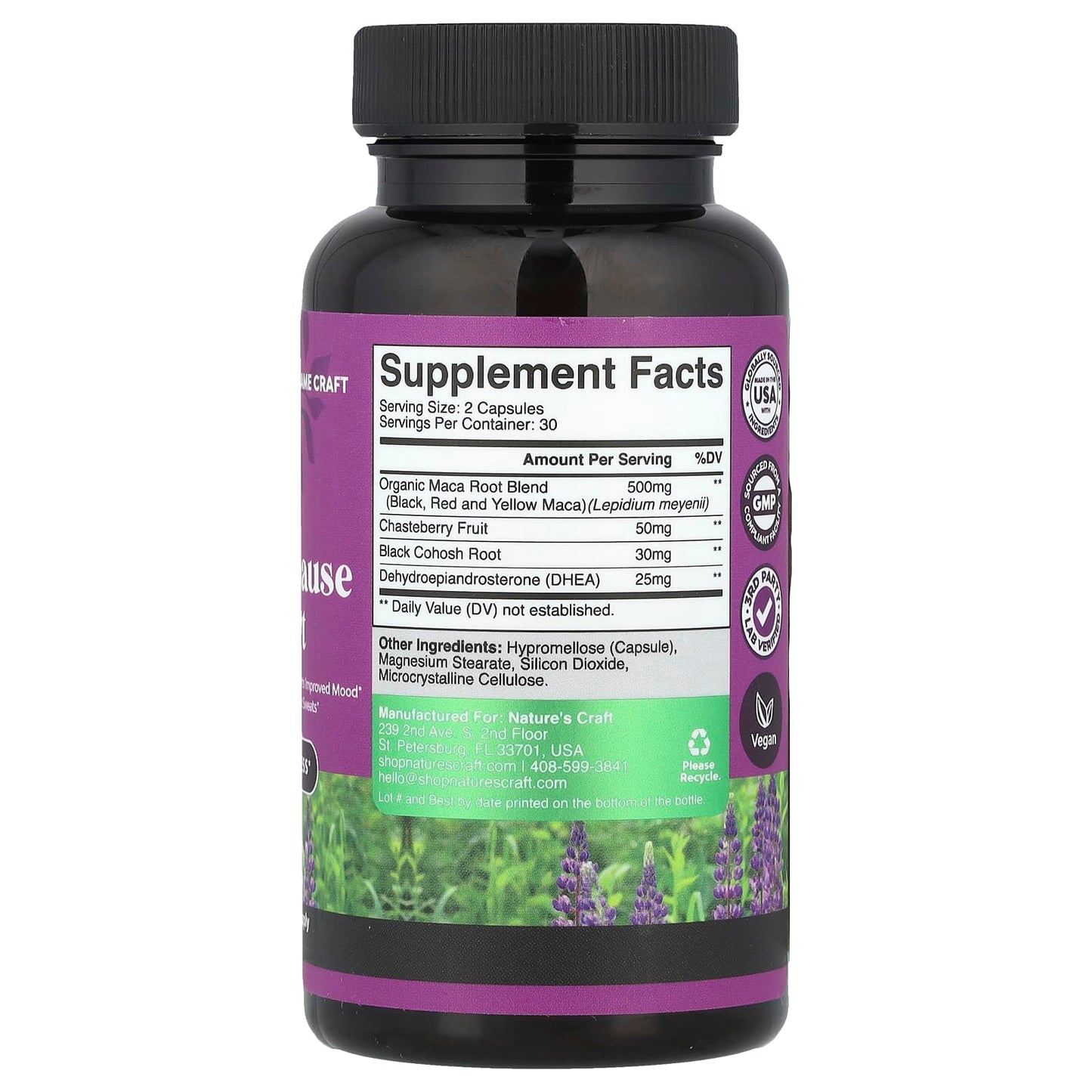 Nature's Craft, Women's Wellness, Perimenopause Support, 60 Capsules - Image 2