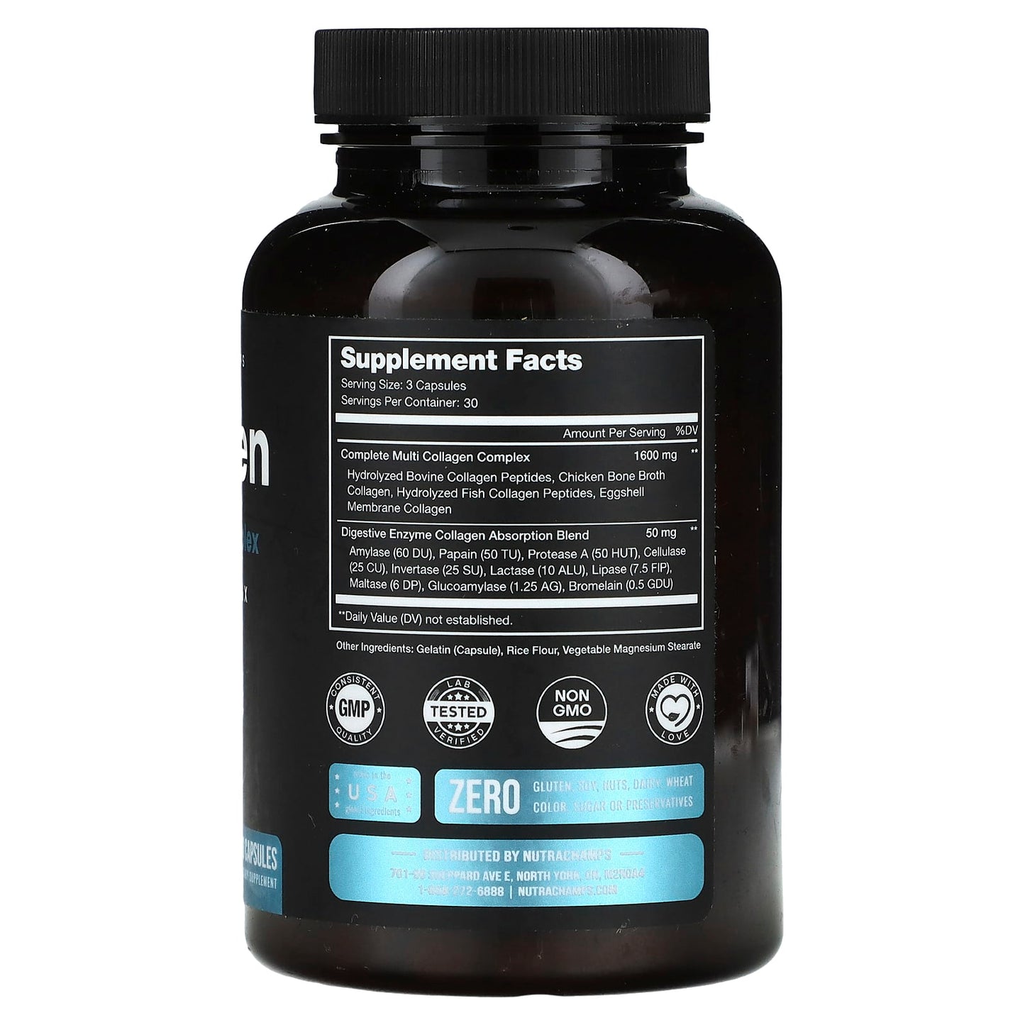 NutraChamps, Collagen , 90 Capsules - Image 2