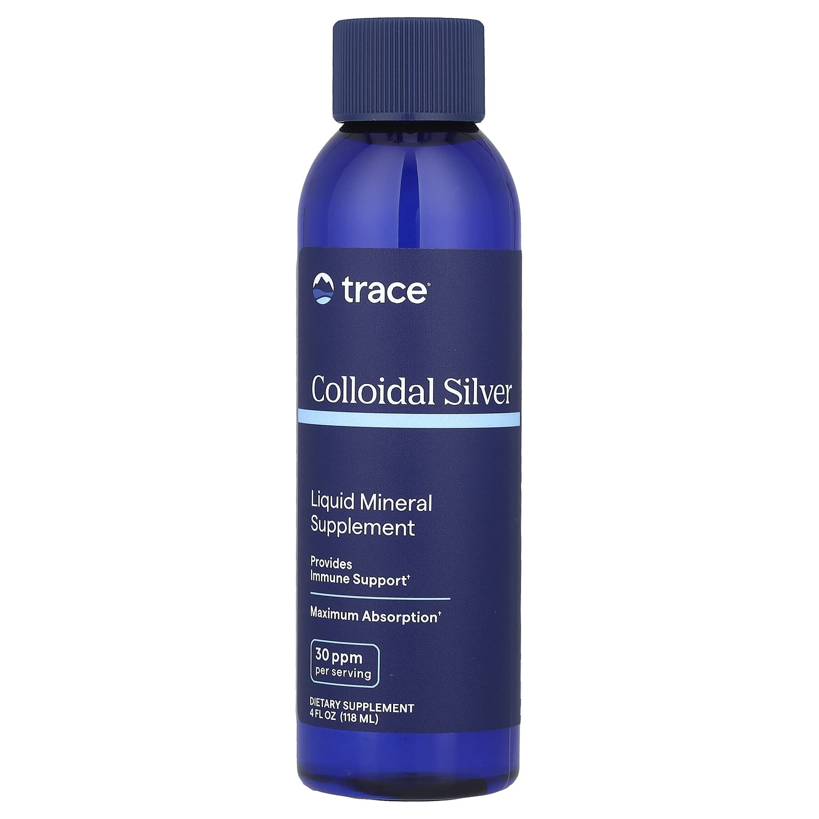 Trace, Colloidal Silver, 4 fl oz (118 ml) - Image 1