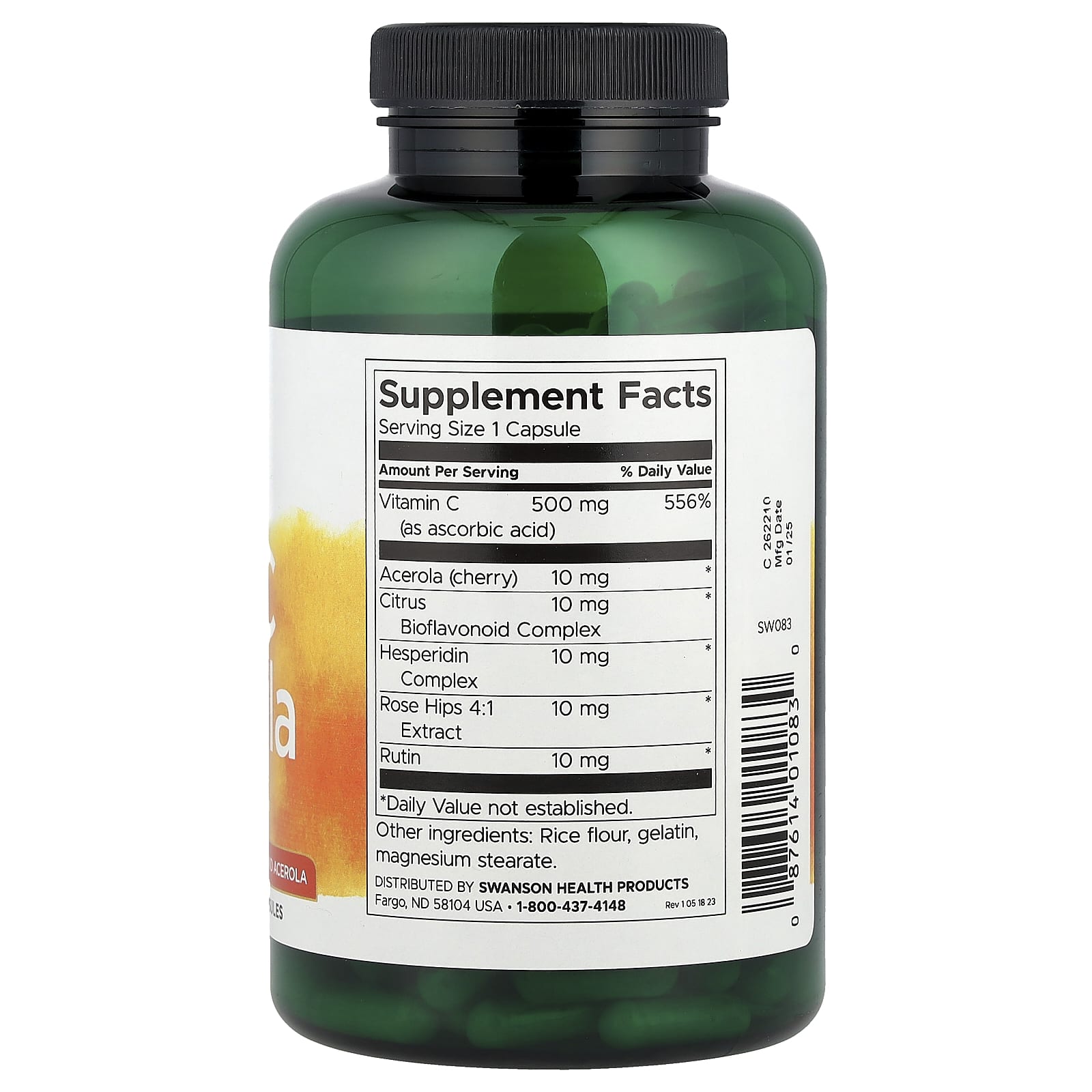 Swanson, Ultra C Formula, 250 Capsules - Image 2