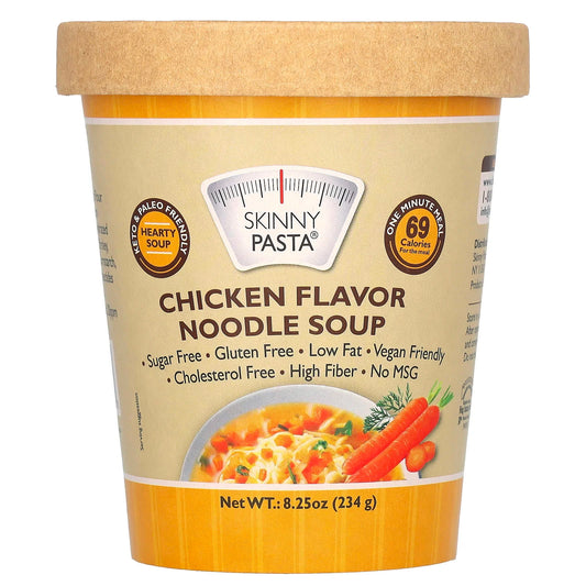 Skinny Pasta, Noodle Soup, Chicken, 8.25 oz (234 g) - Image 1
