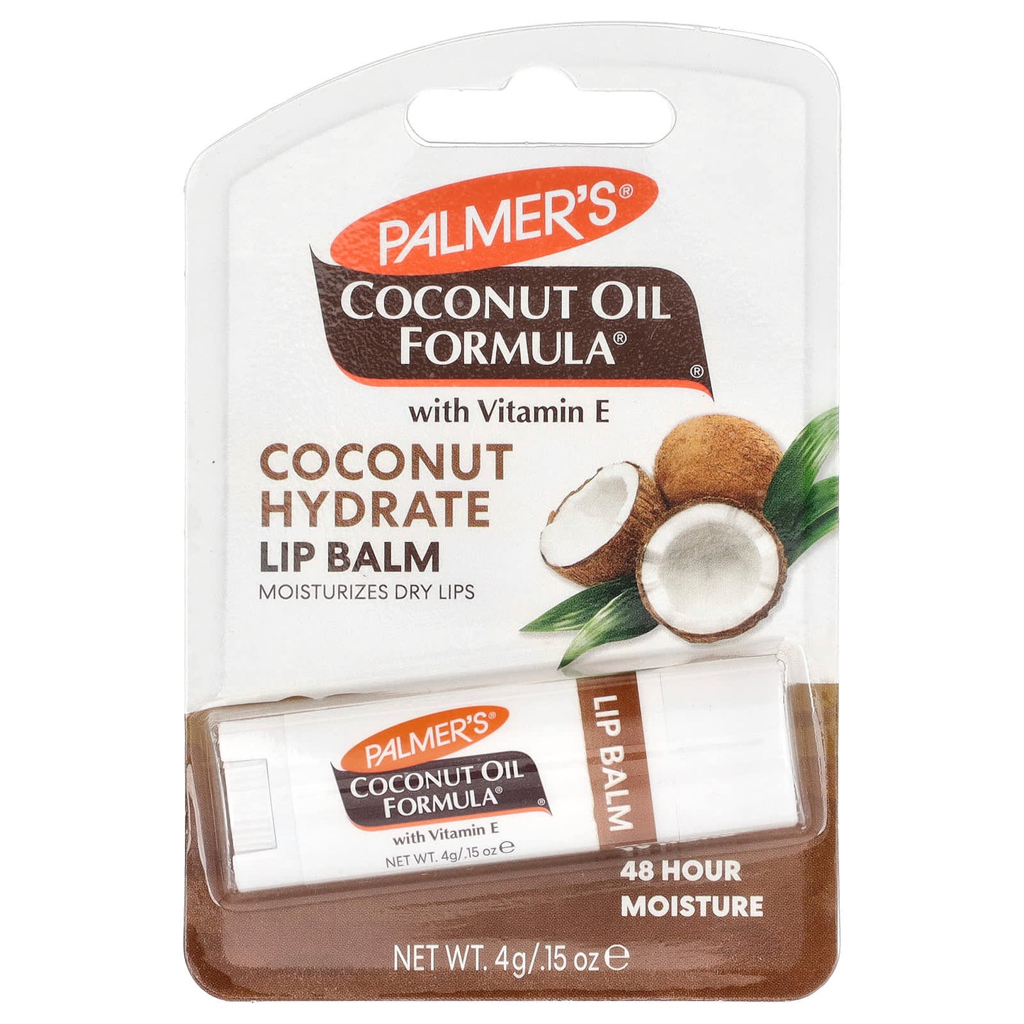 Palmer's, Coconut Oil Formula® with Vitamin E, Coconut Hydrate Lip Balm, 0.15 oz (4 g) - Image 2