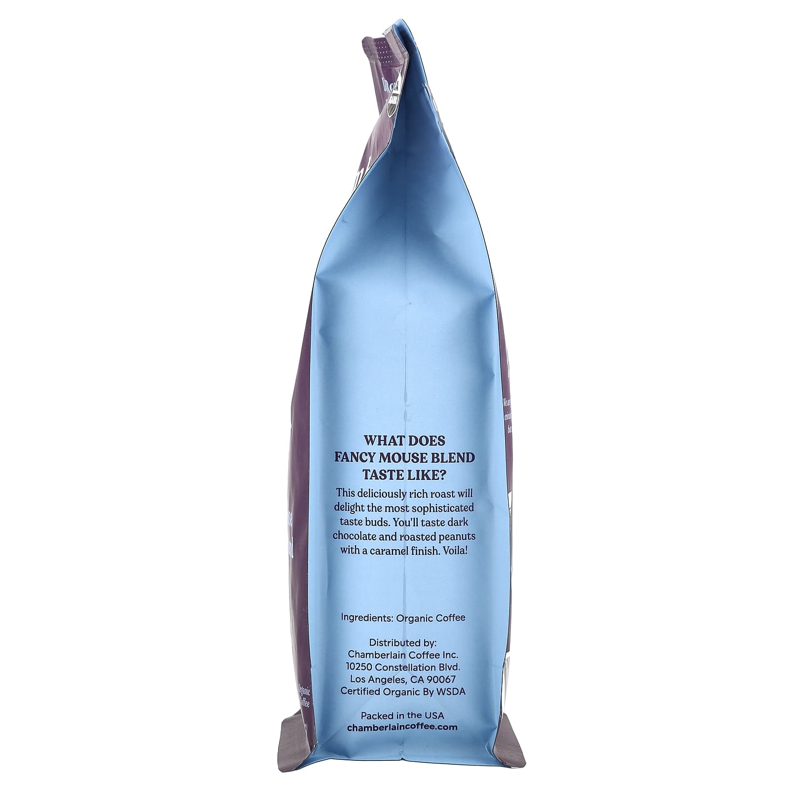 USDA Organic Dark Roast Coffee, Whole Bean, 12 oz | Chamberlain Coffee - Image 2