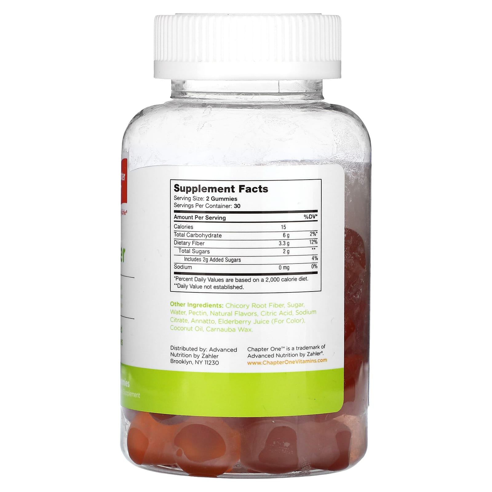 Flavored Fiber Gummies for Healthy Digestion by Chapter One - Image 2