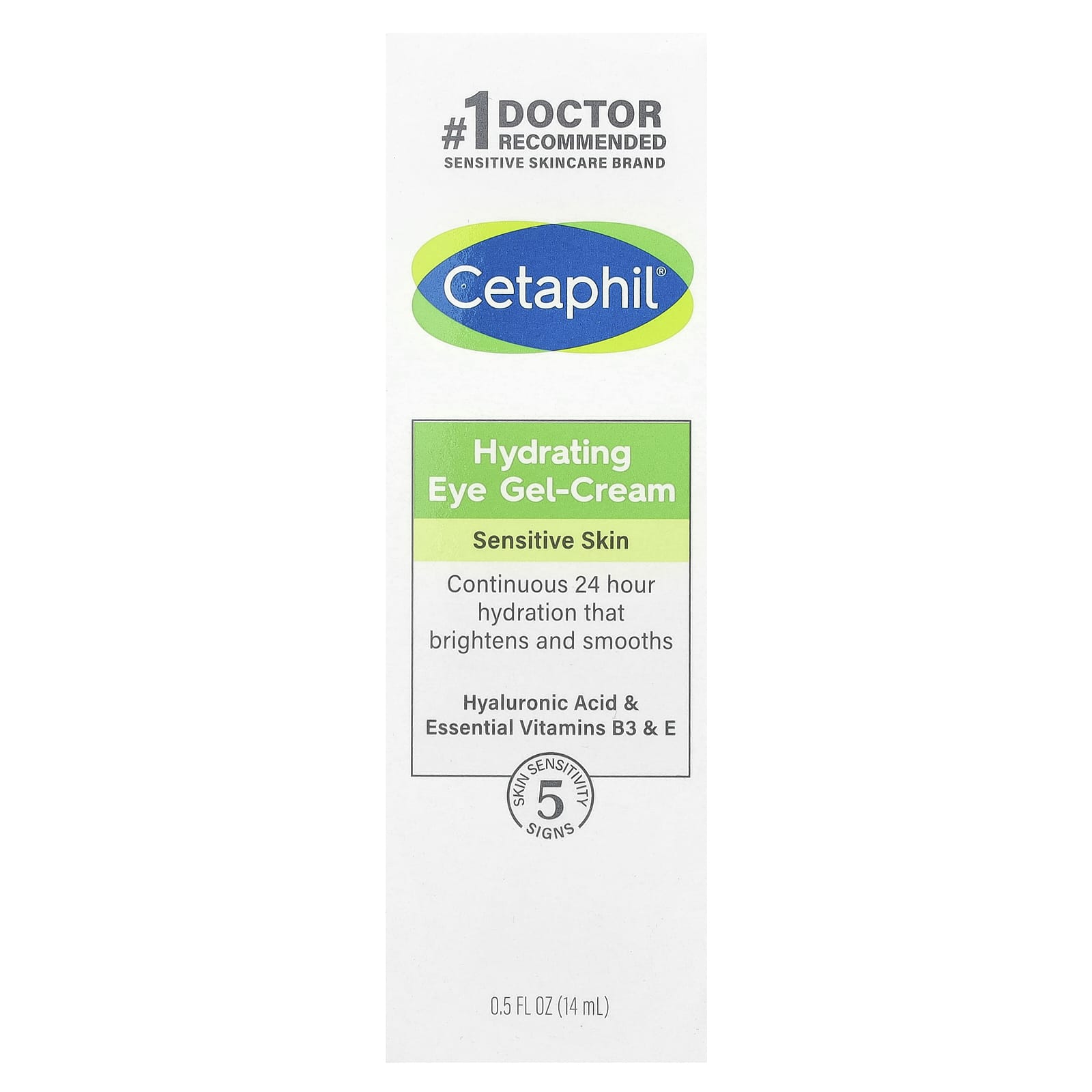 Cetaphil Hydrating Eye Gel-Cream, 0.5oz for Sensitive Skin - Image 2