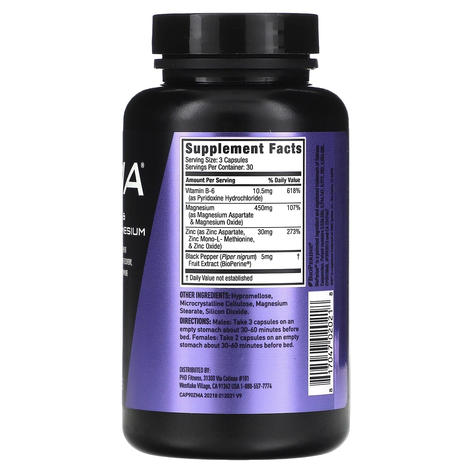 JYM Supplement Science ZMA for Enhanced Recovery & Strength - Image 2