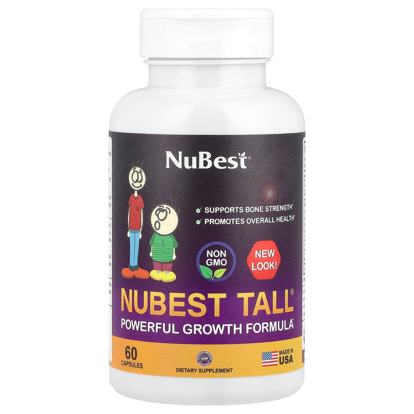 NuBest, Tall®, Powerful Growth Formula, 60 Capsules - Image 1