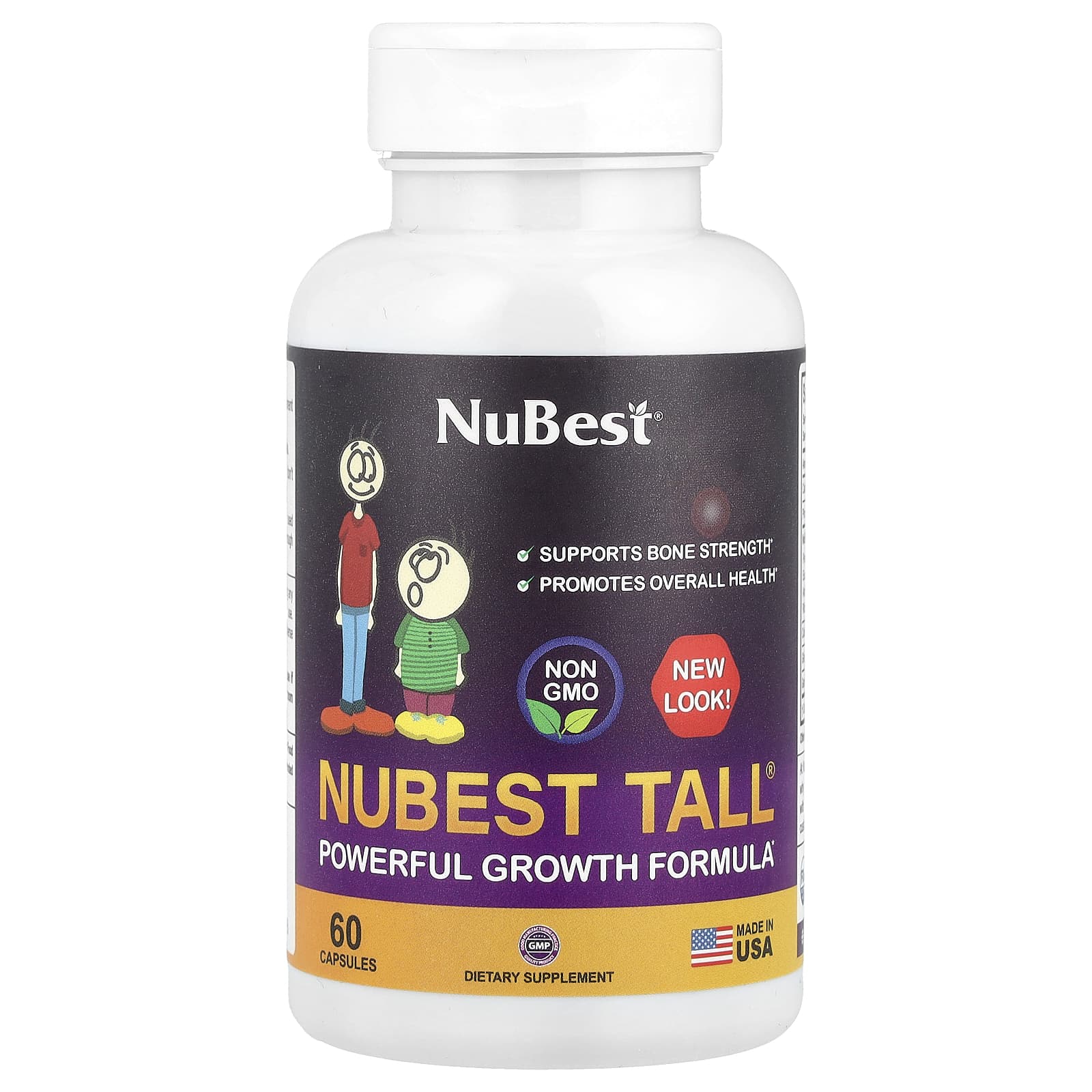 NuBest, Tall®, Powerful Growth Formula, 60 Capsules - Image 1