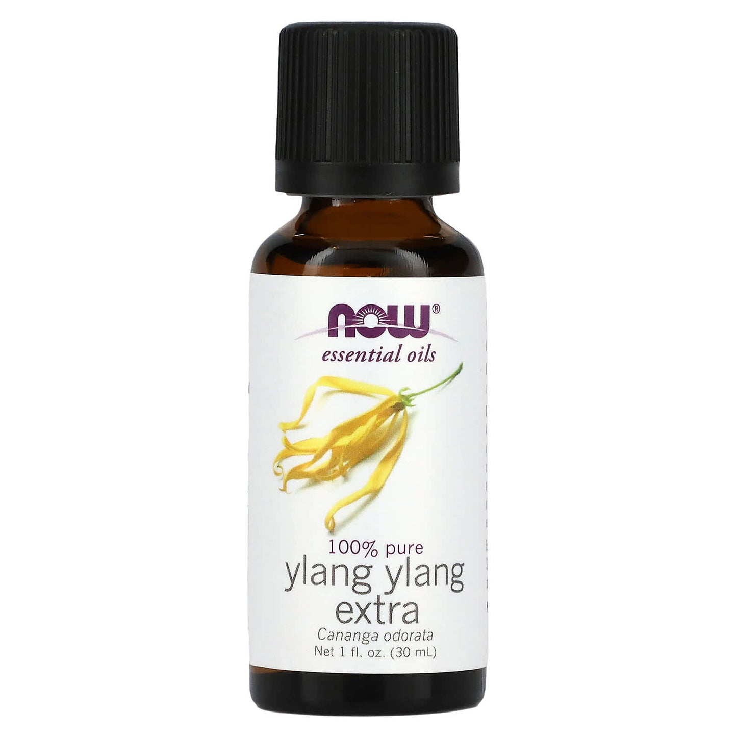 NOW Foods, Essential Oils, Ylang Ylang Extra, 1 fl oz (30 ml) - Image 1