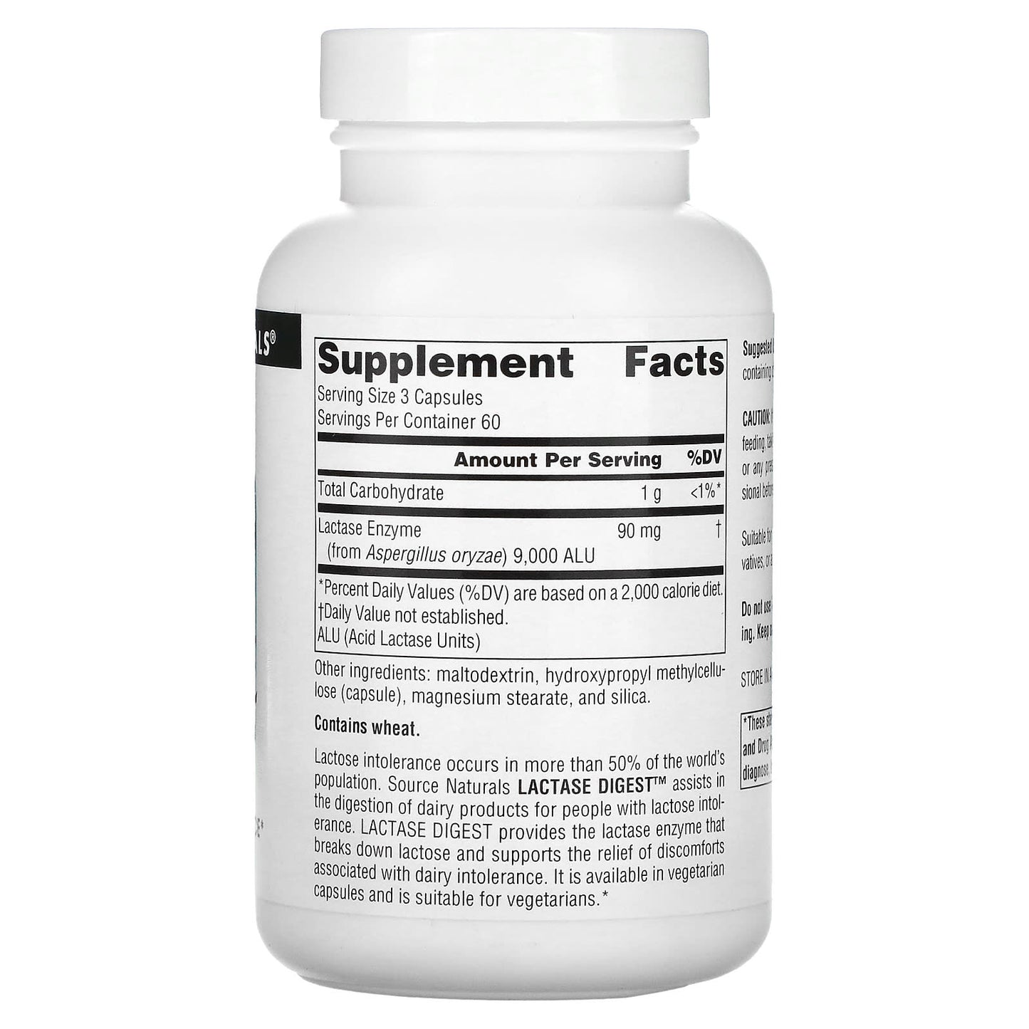 Source Naturals, Lactase Digest, 180 Capsules - Image 2
