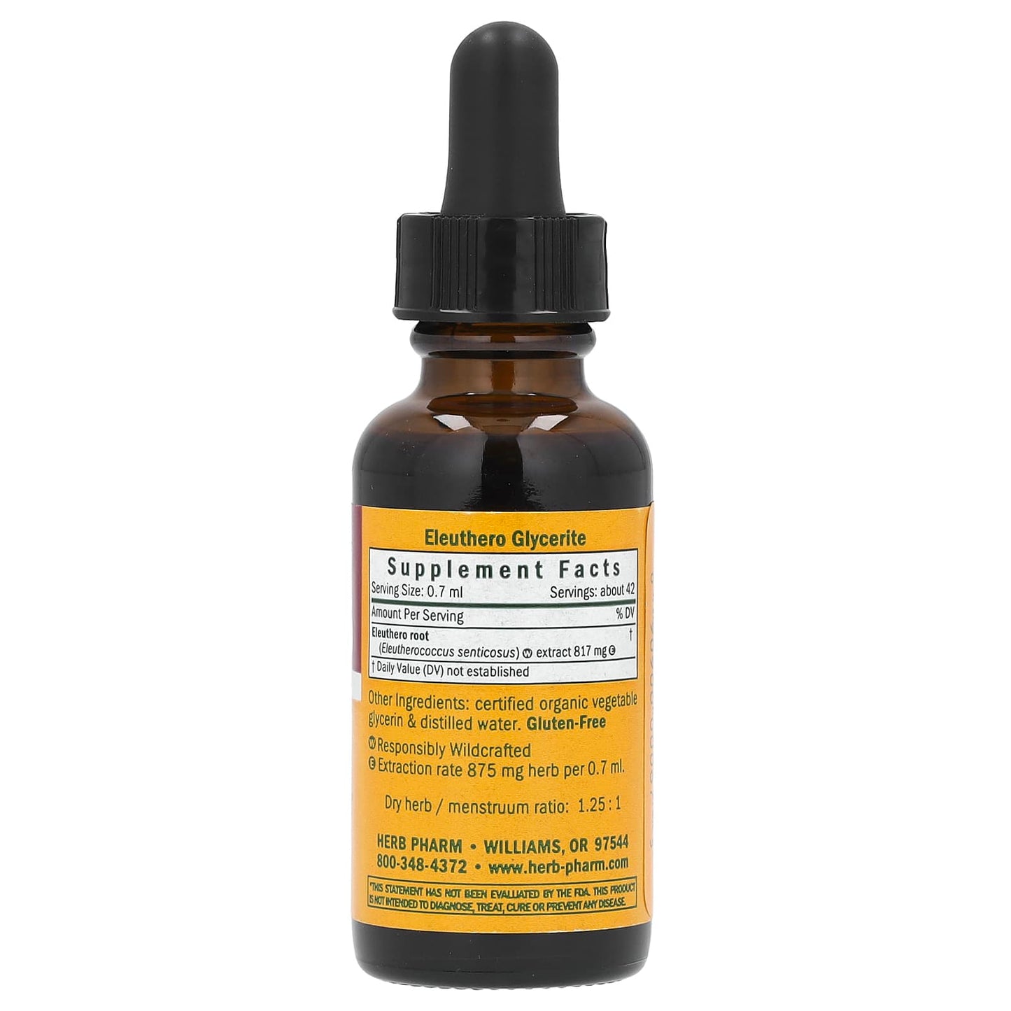 Herb Pharm Eleuthero Energy & Vitality Supplement 1 fl oz (30 ml) - Image 2