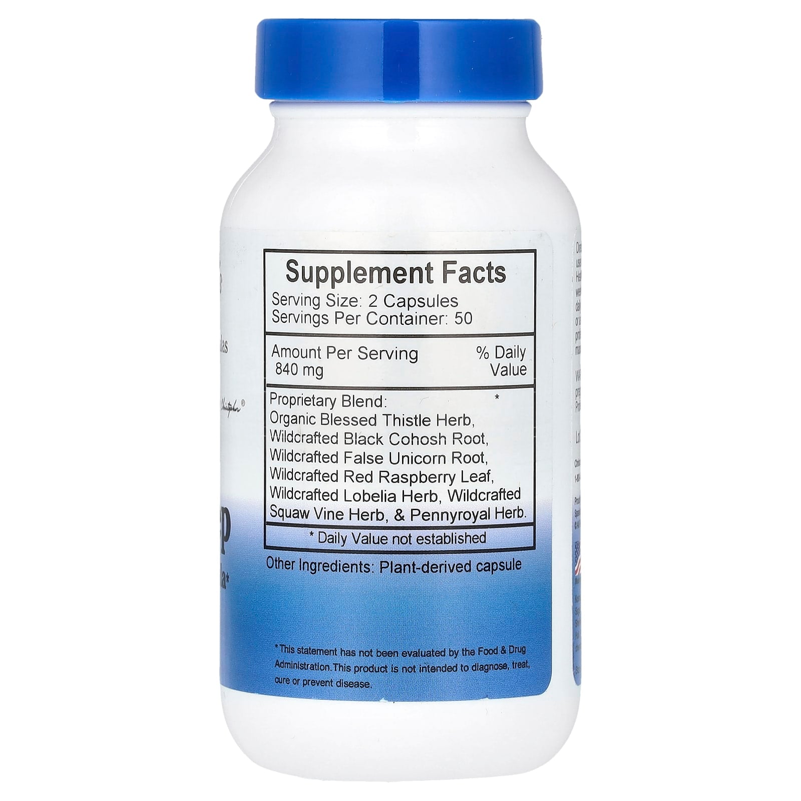 Christopher's Original Formulas, Birth-Prep, Six Week Formula, 840 mg, 100 Vegetarian Caps (420 mg per Capsule)