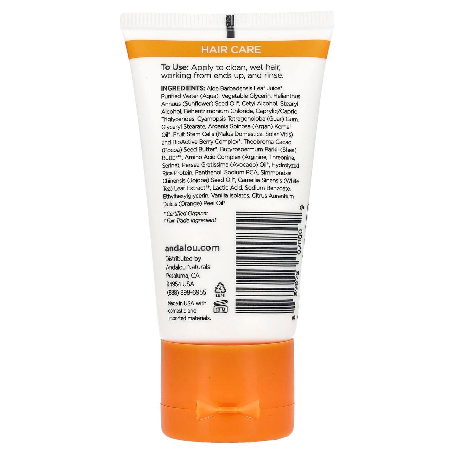 Argan Oil & Shea Moisturizing Conditioner by Andalou Naturals - Image 2