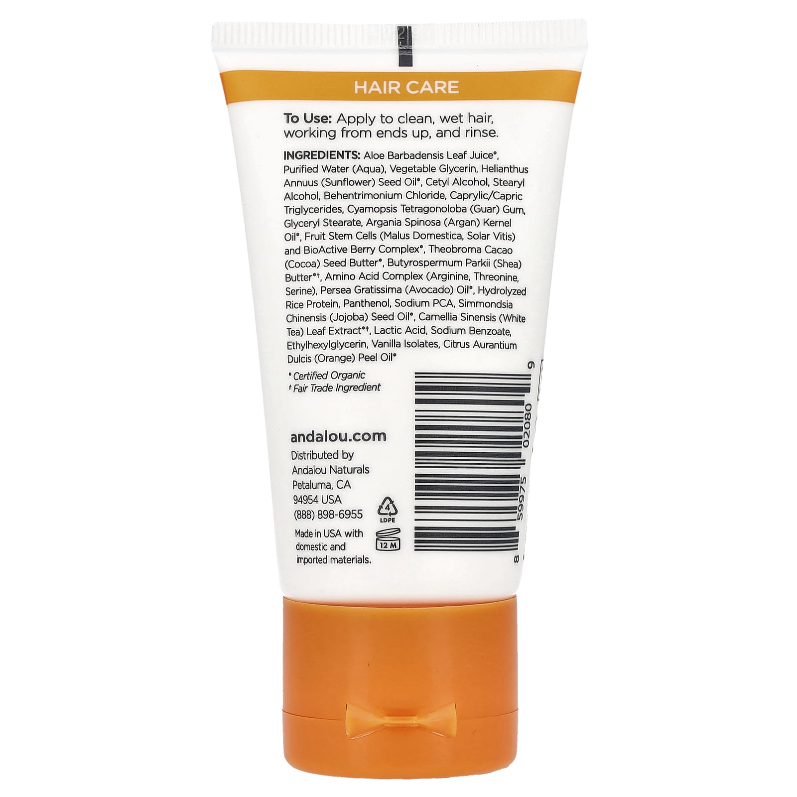 Argan Oil & Shea Moisturizing Conditioner by Andalou Naturals - Image 2
