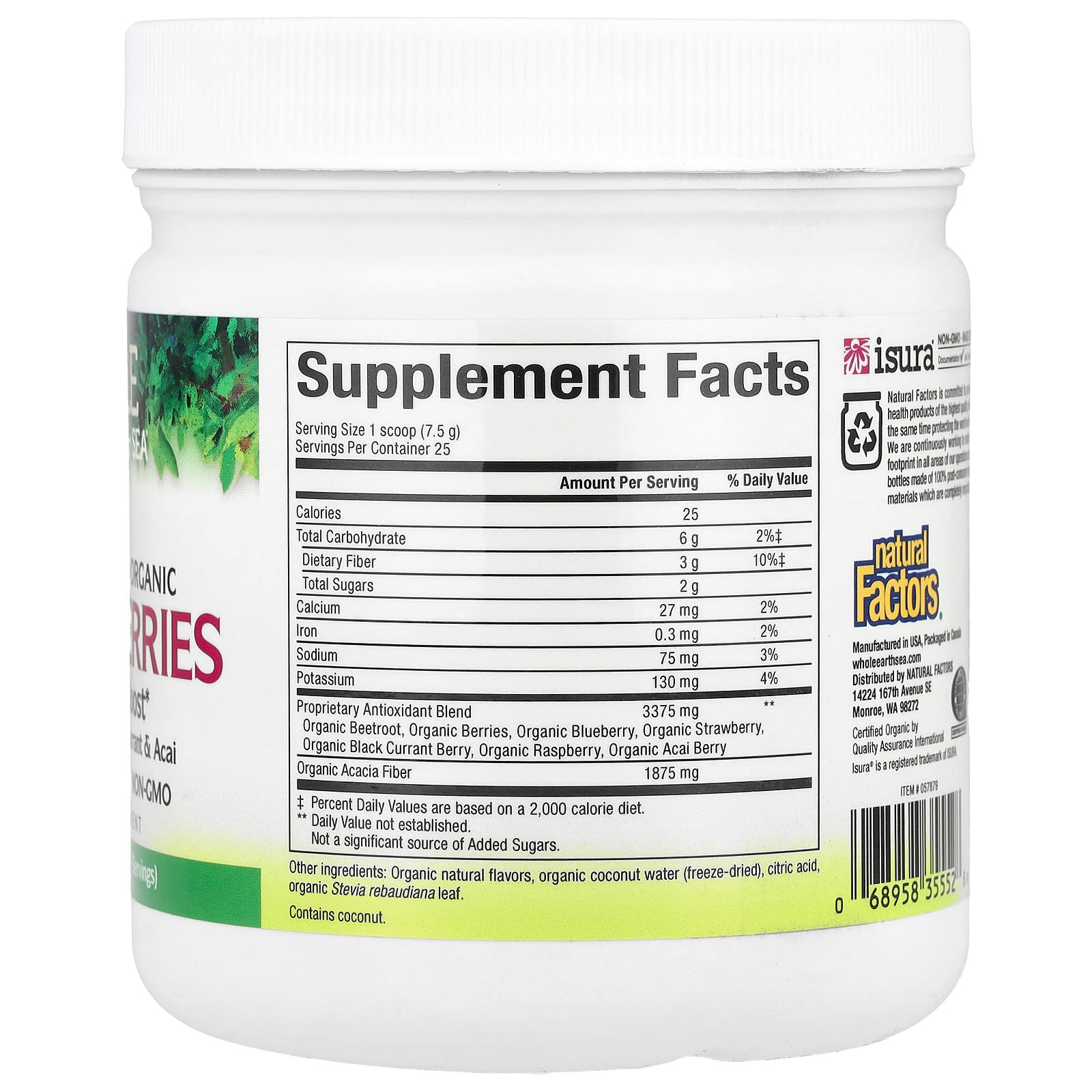 Natural Factors, Whole Earth & Sea®, Beets & Berries , 6.6 oz (187 g) - Image 2