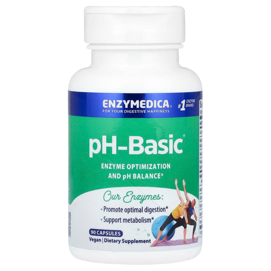 Optimize Digestion with Enzymedica pH-Basic - 90 Capsules - Image 1