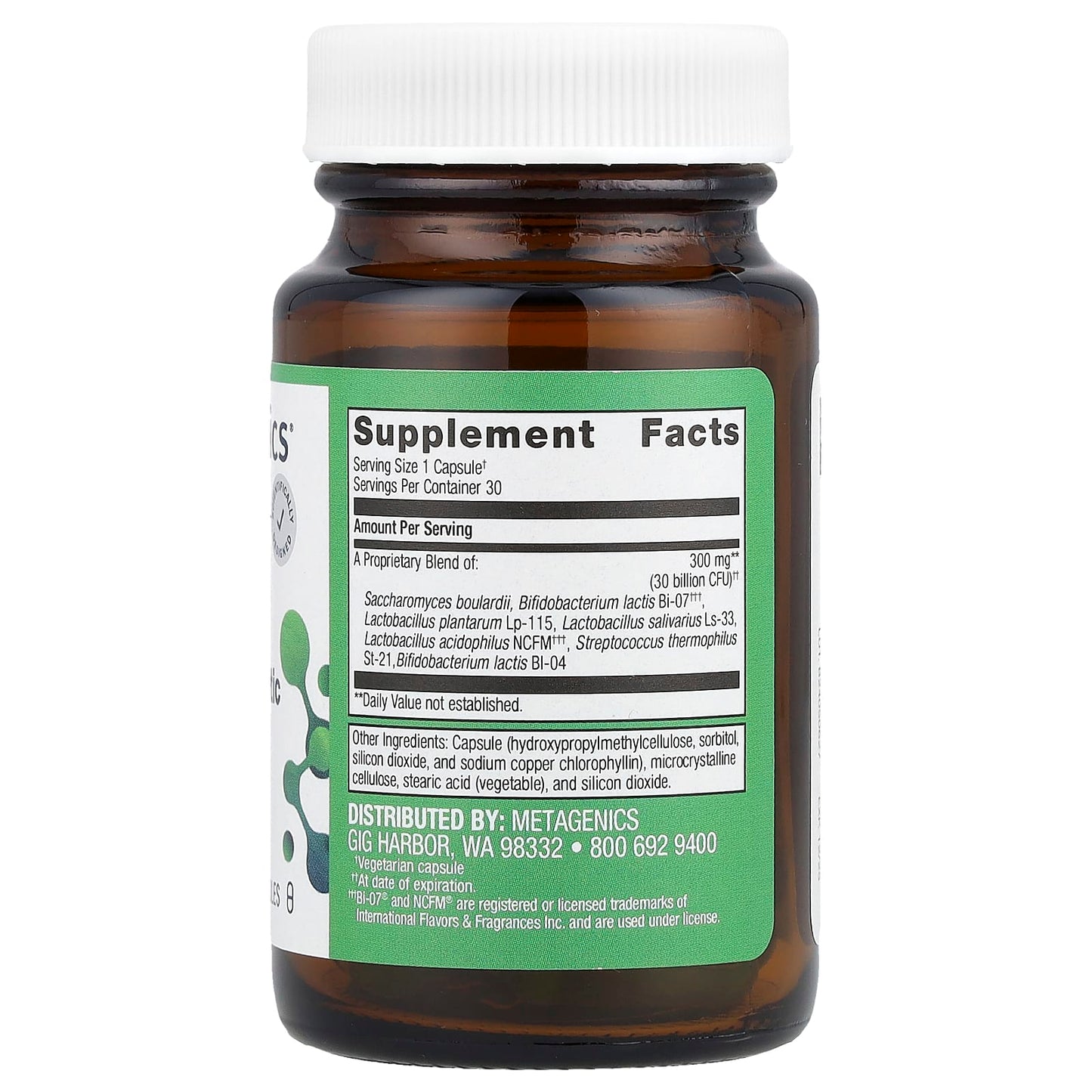 Metagenics, UltraFlora® Spectrum Probiotic , 30 Capsules - Image 2