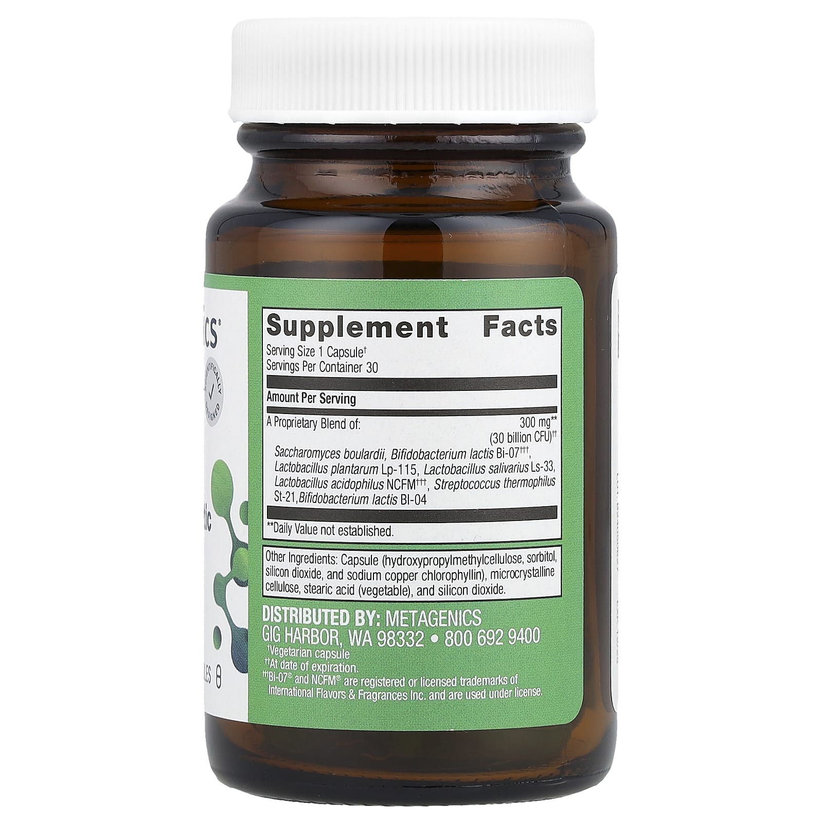 Metagenics, UltraFlora® Spectrum Probiotic , 30 Capsules - Image 2