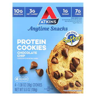 Rich Chocolate Chip Protein Cookies - Low Carb Snack by Atkins