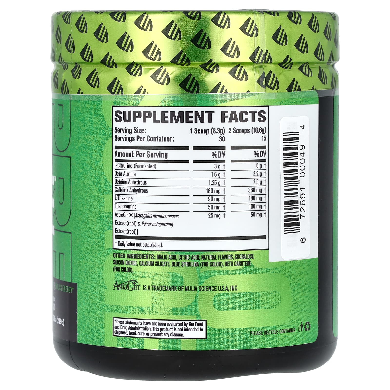 Unlock Endless Energy with Jacked Factory's Nitro Surge Pre-Workout - Image 2