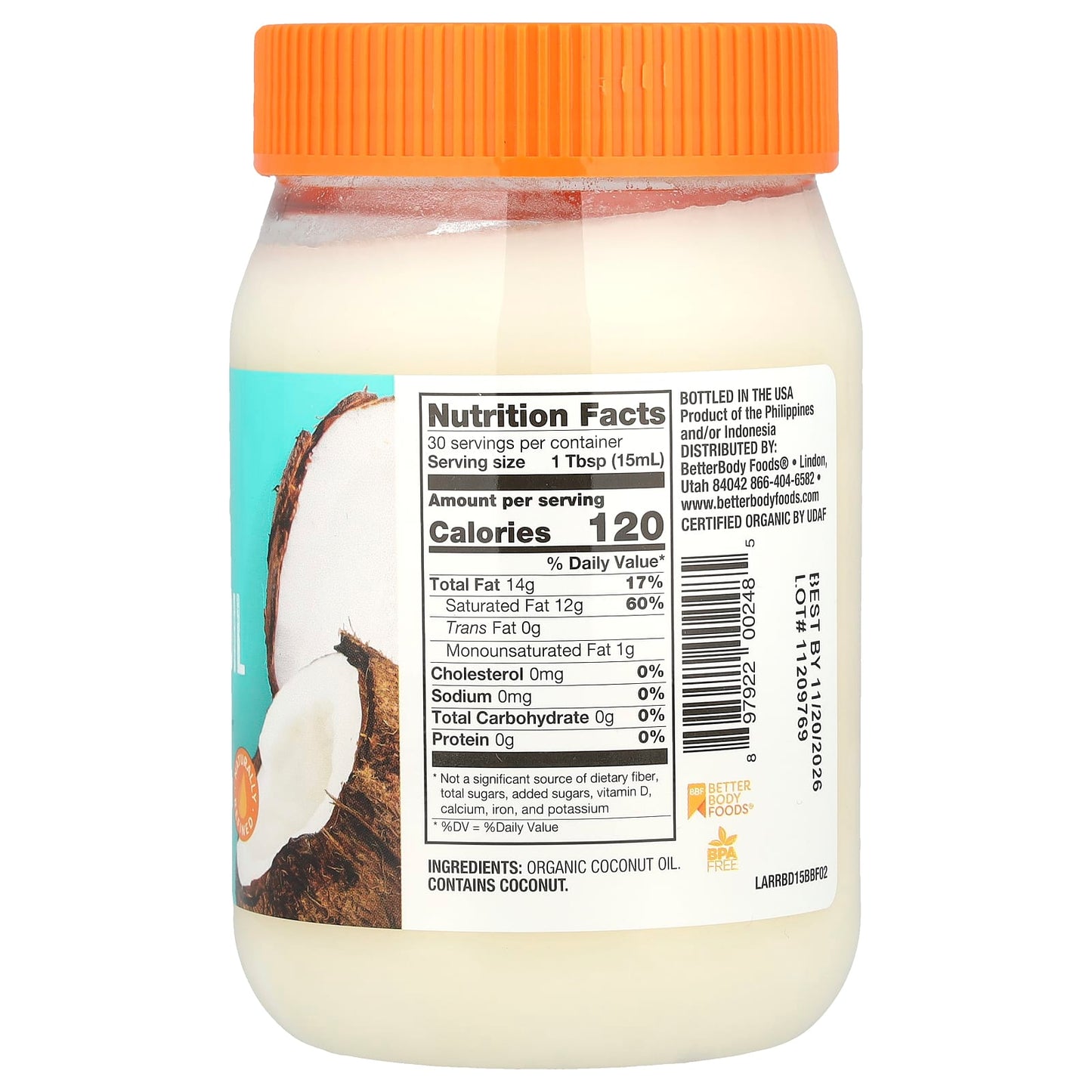 Best Organic Coconut Oil for High-Heat Cooking - USDA Certified - Image 2