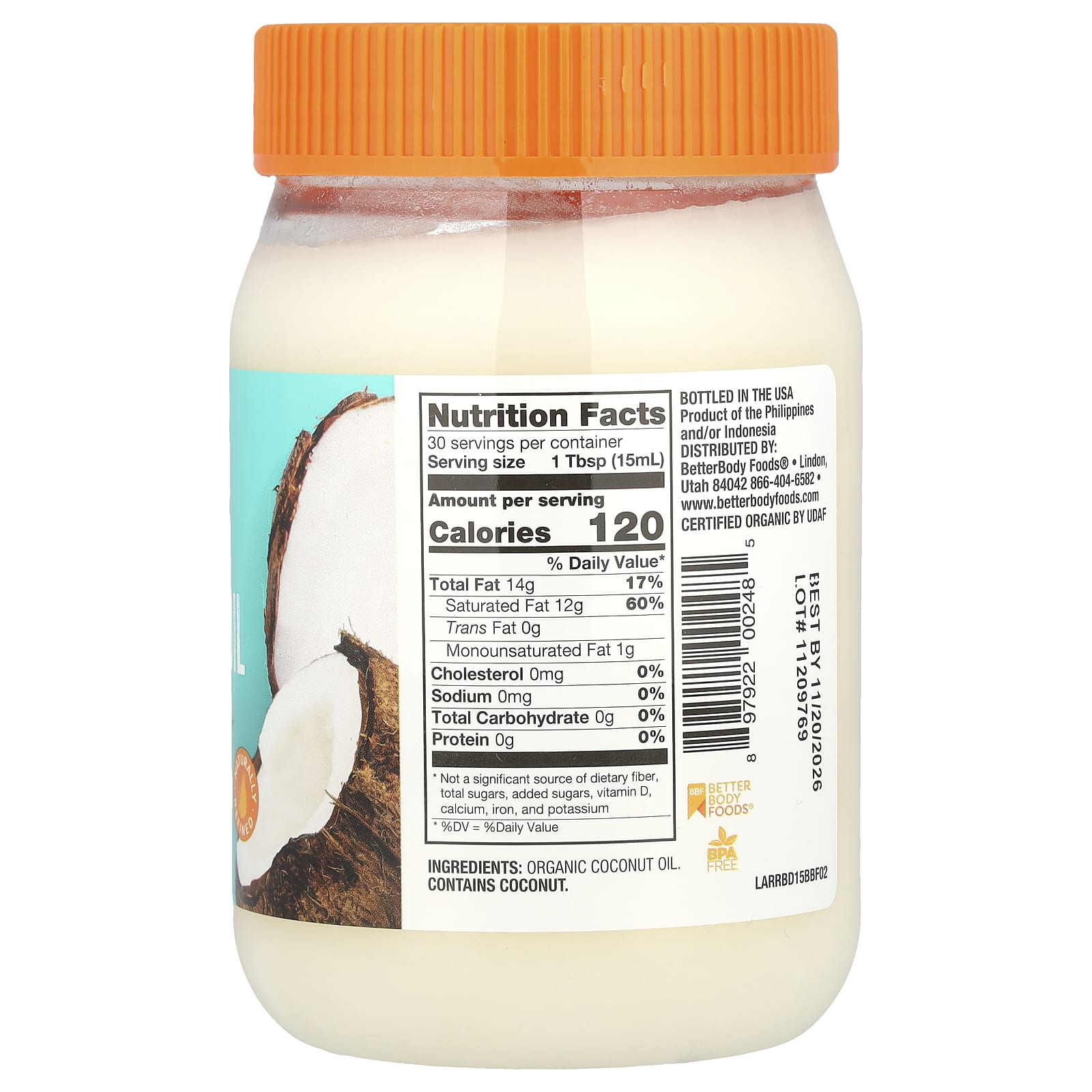 Best Organic Coconut Oil for High-Heat Cooking - USDA Certified - Image 2