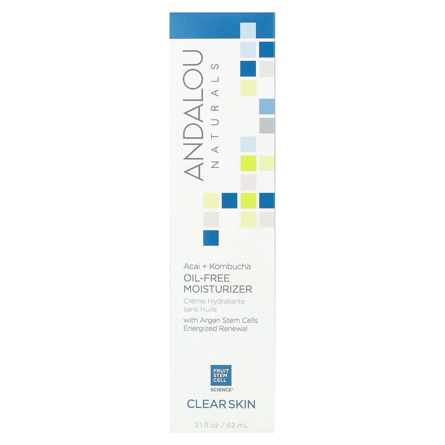 Andalou Naturals Acai + Kombucha Oil-Free Moisturizer, Clear Skin - Image 2