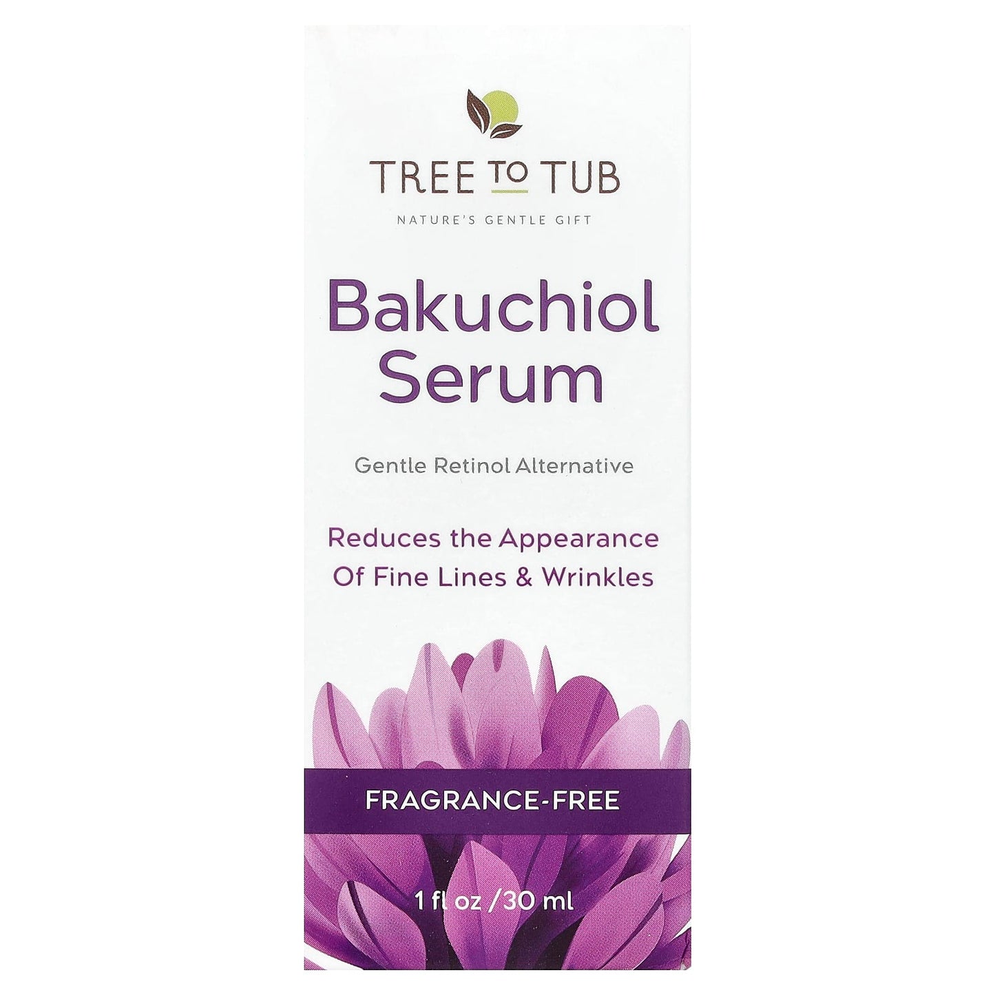Tree To Tub, Bakuchiol Serum, Fragrance-Free, 1 fl oz (30 ml) - Image 2