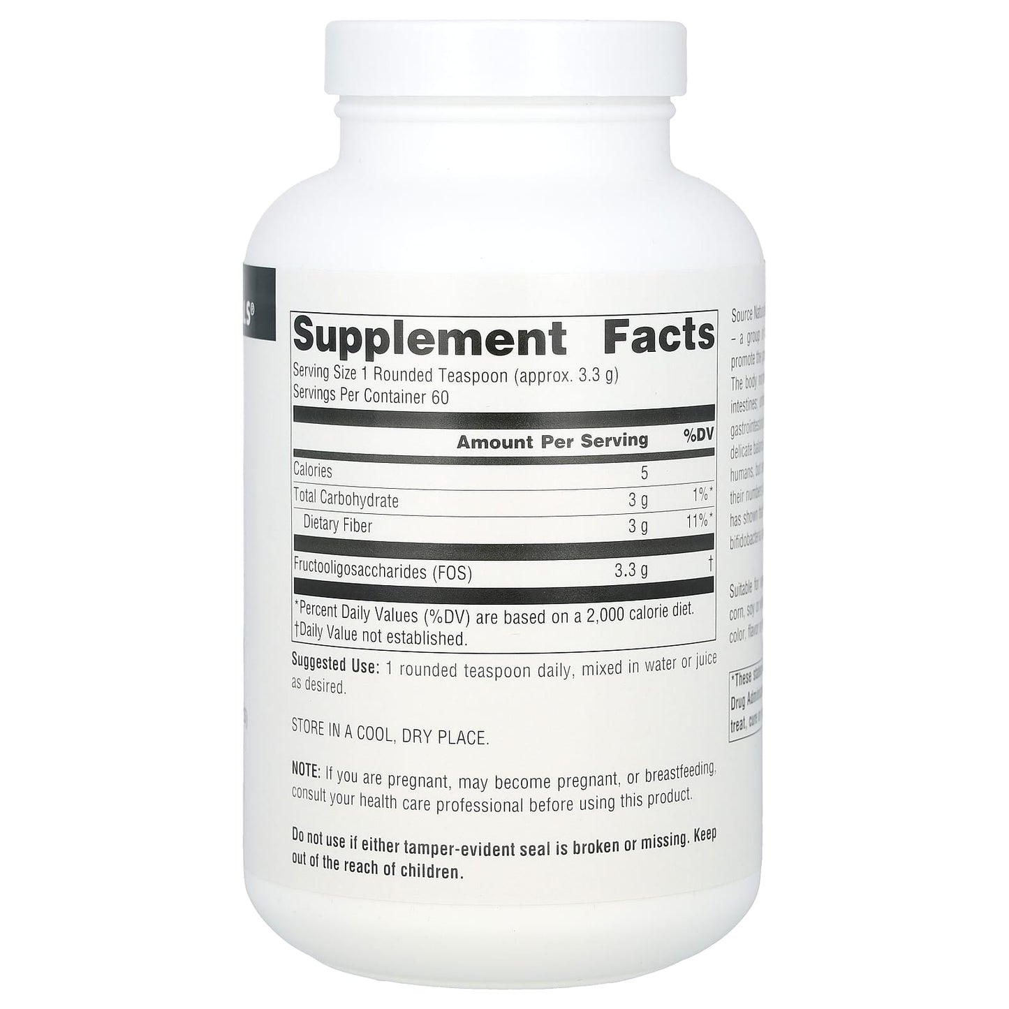 Source Naturals, FOS Powder, 7.05 oz (200 g) - Image 2