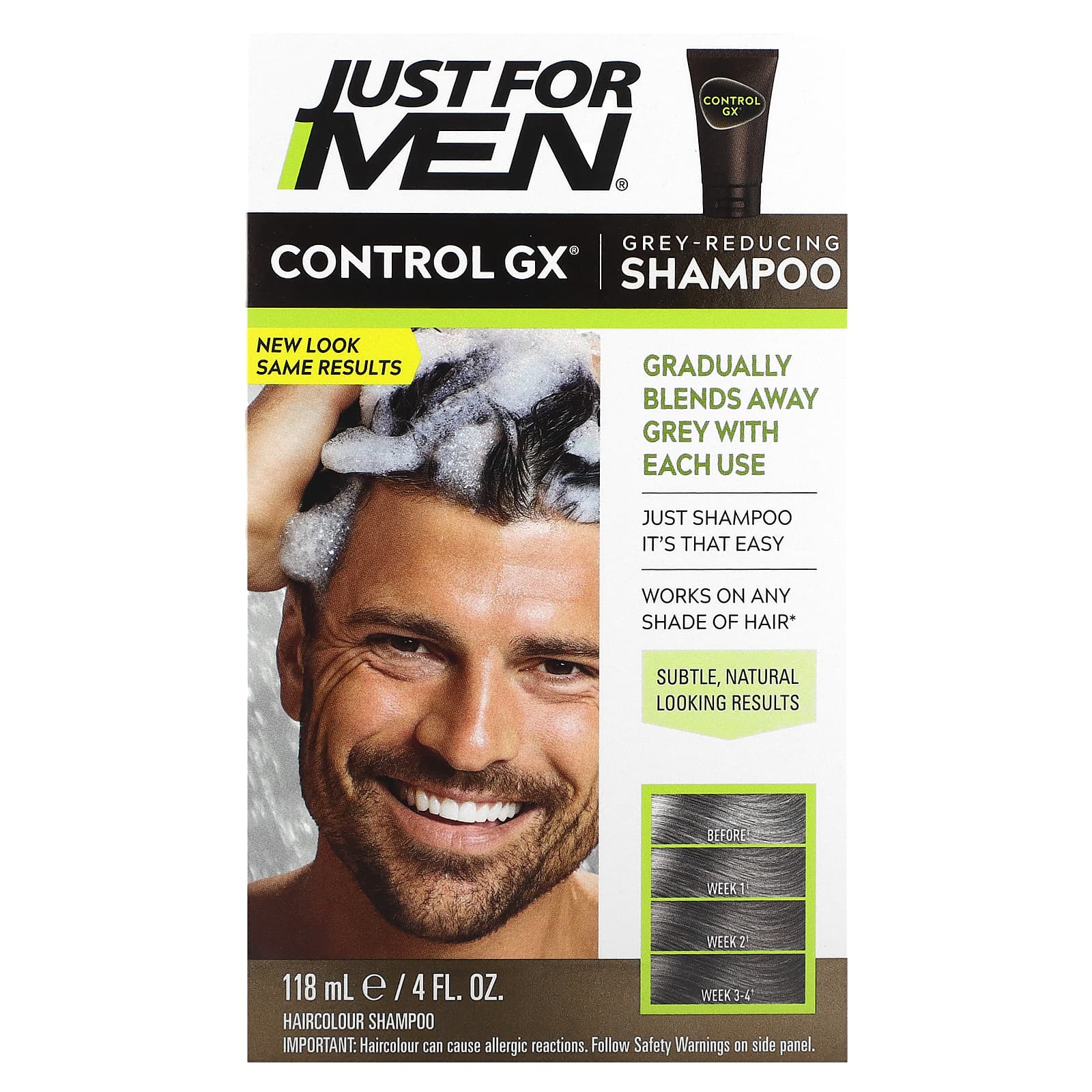 Gradual Grey Reducing Shampoo for Men by Just for Men - Image 1