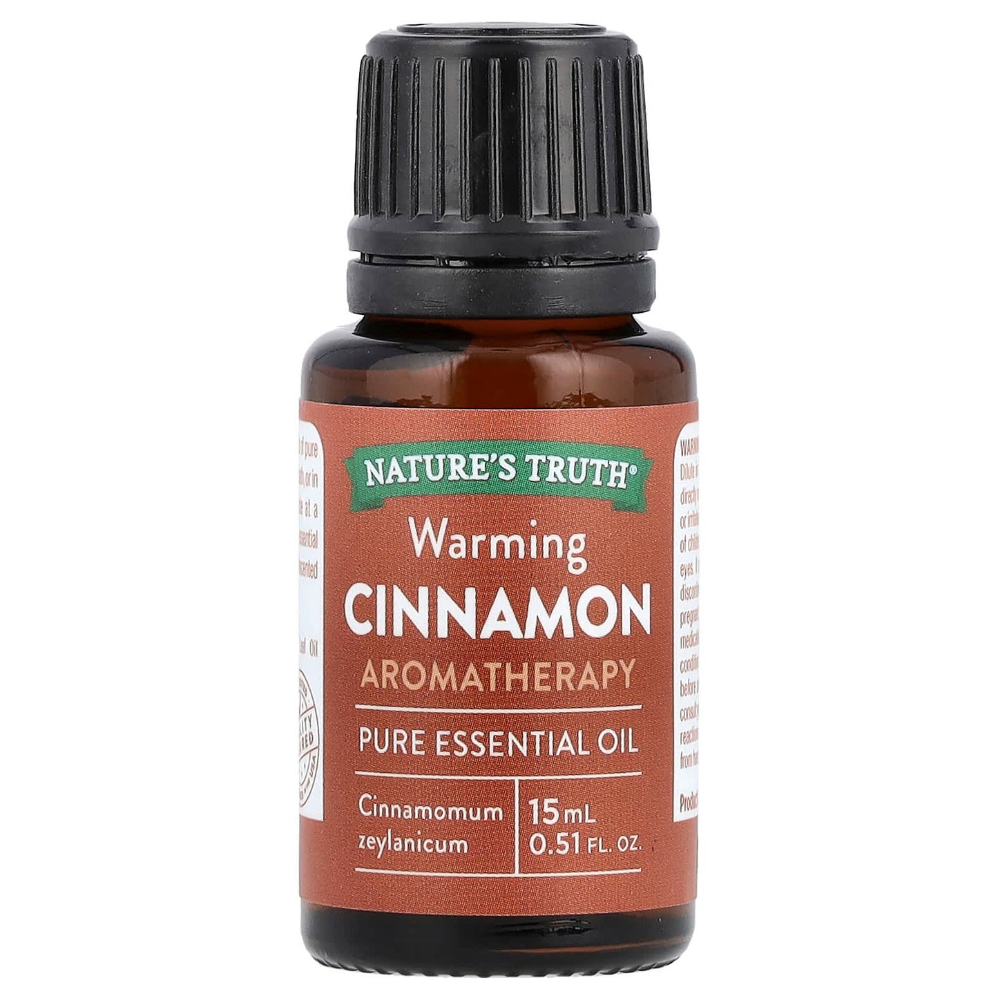 Nature's Truth, Pure Essential Oil, Warming Cinnamon, 0.51 fl oz (15 ml) - Image 1