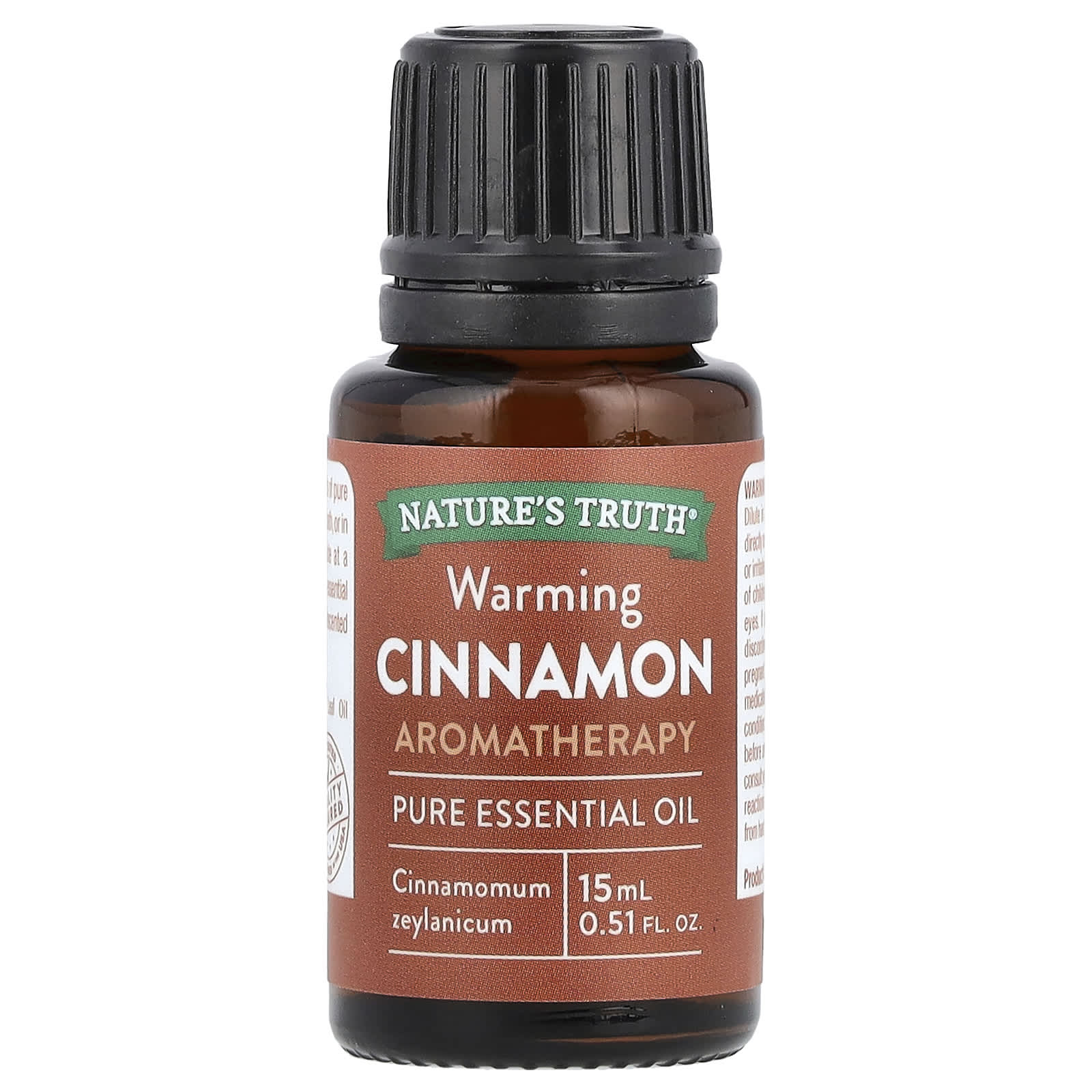 Nature's Truth, Pure Essential Oil, Warming Cinnamon, 0.51 fl oz (15 ml) - Image 1